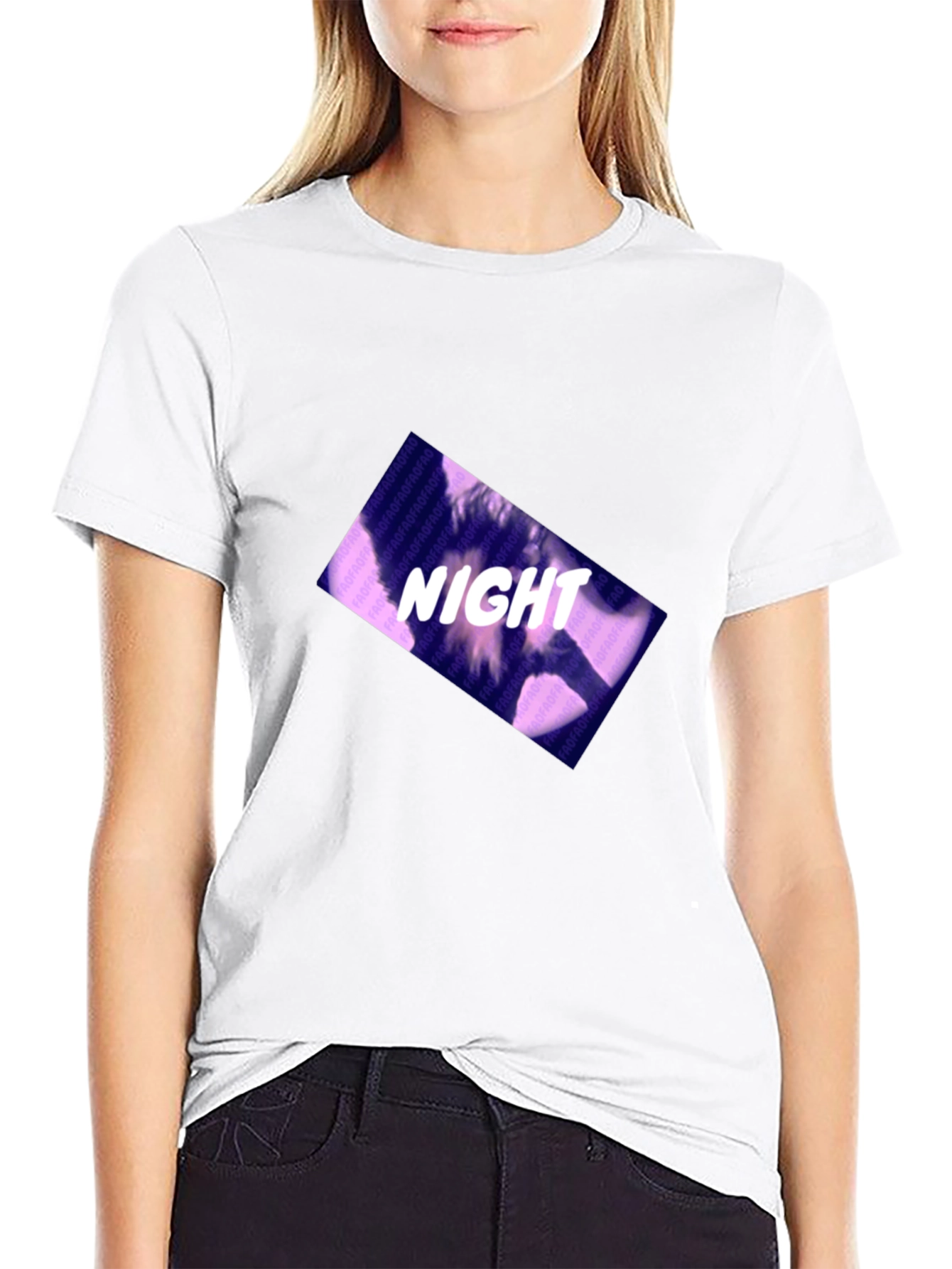 Night Design Black T-Shirt