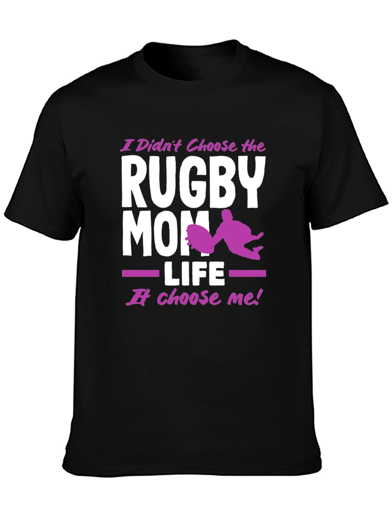Rugby Mom Life Graphic T-Shirt