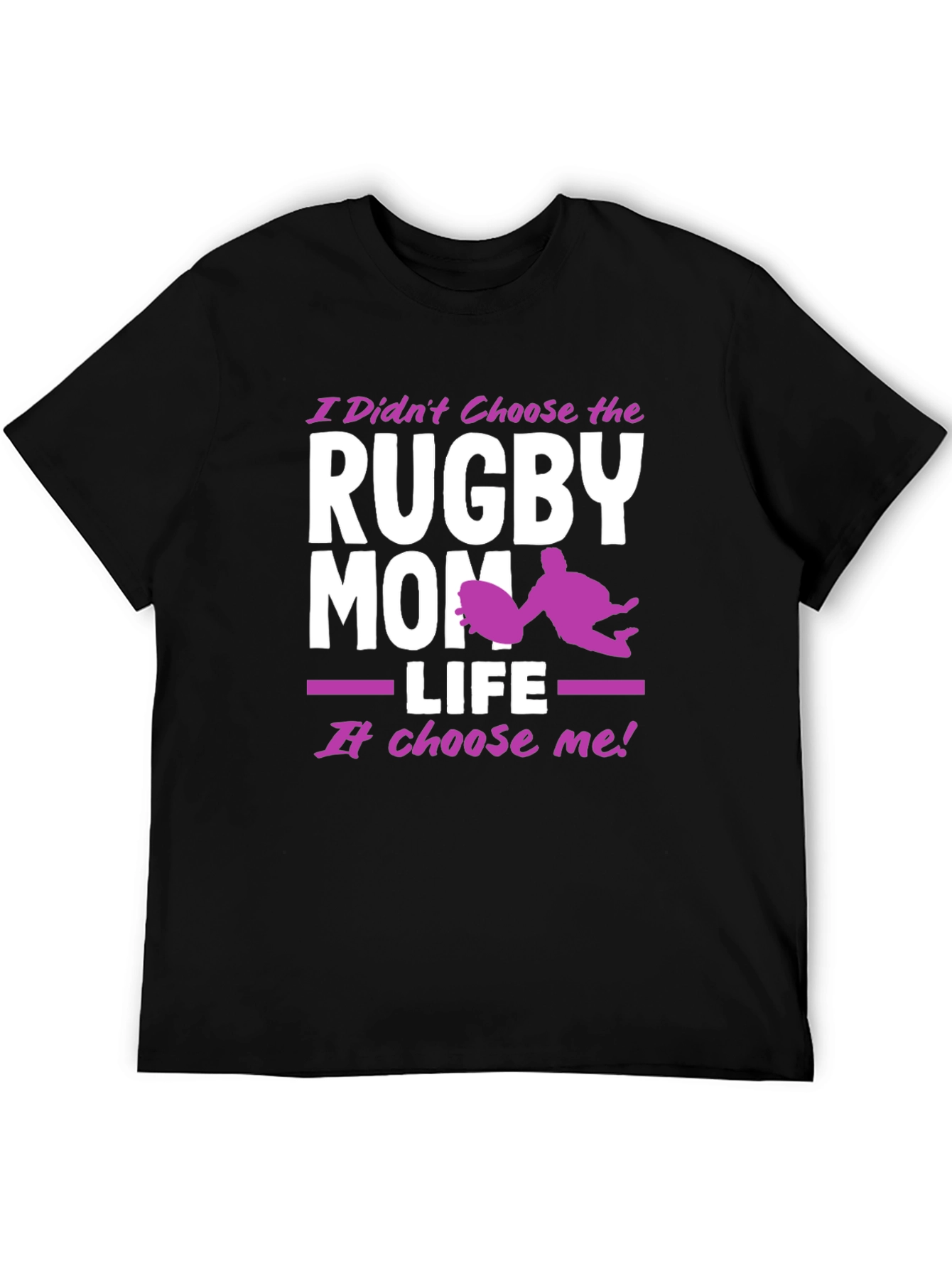 Rugby Mom Life Graphic T-Shirt
