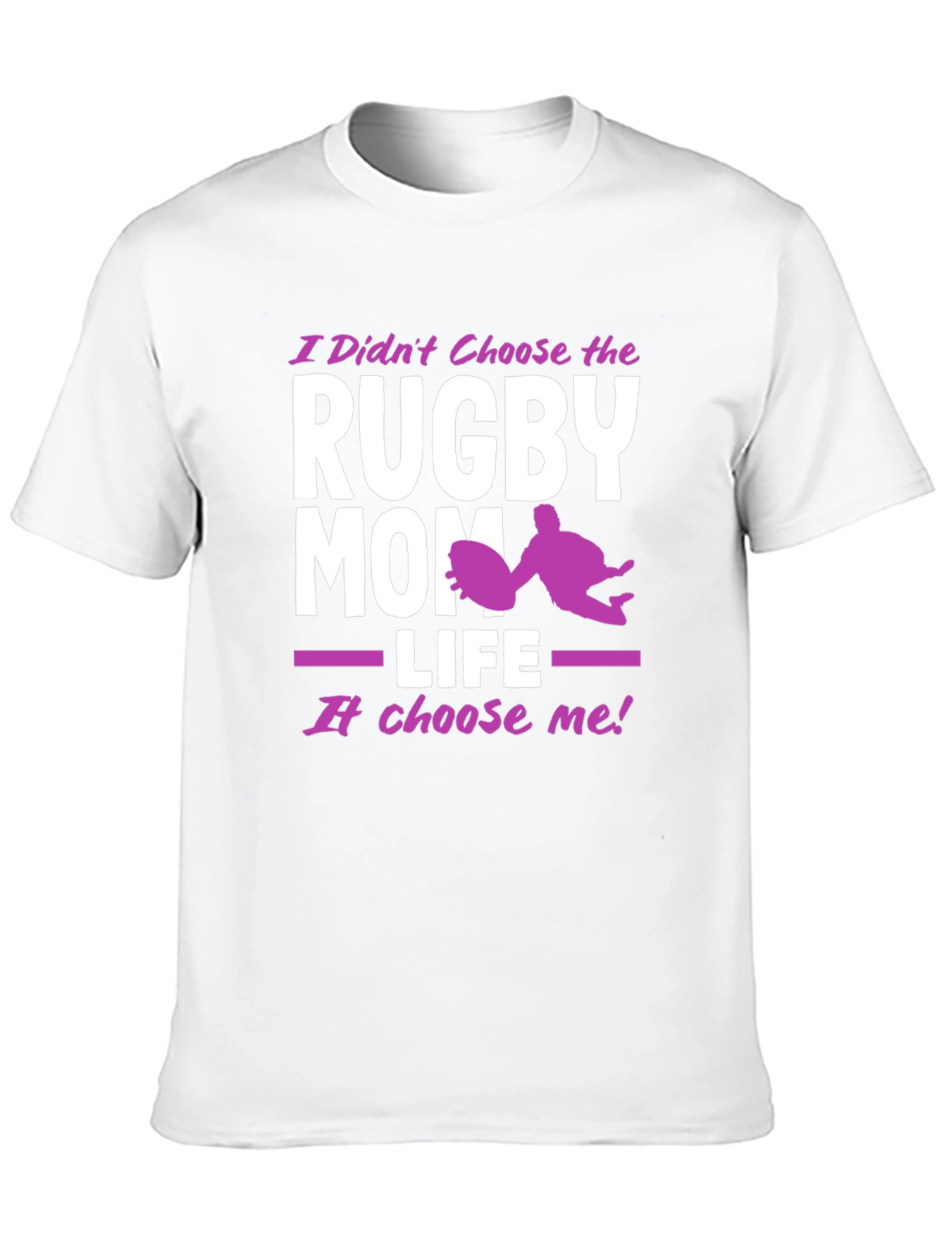 Rugby Mom Life Graphic T-Shirt