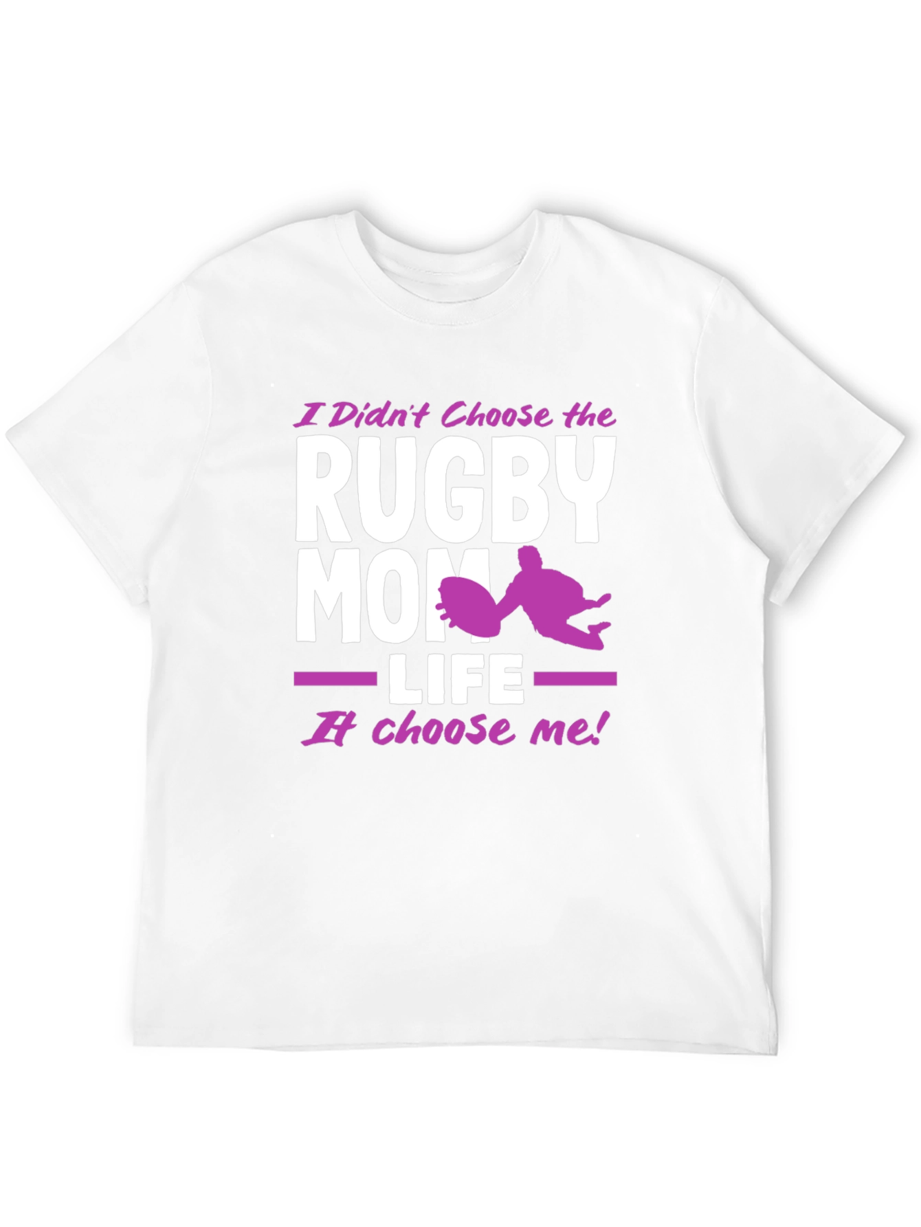Rugby Mom Life Graphic T-Shirt