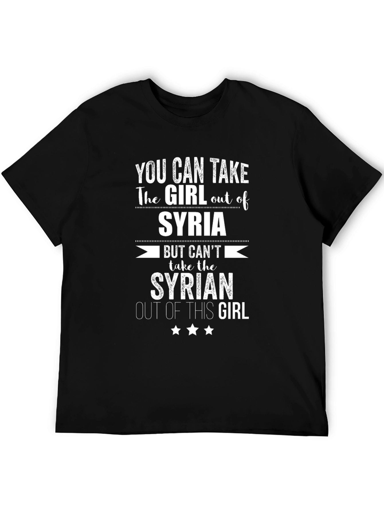 Syria Girl T-Shirt: Syrian Pride Graphic Tee