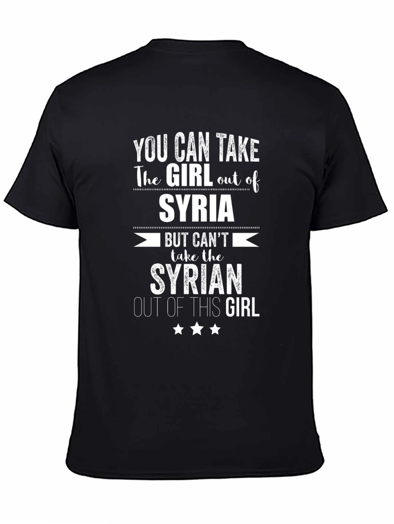 Syria Girl T-Shirt: Syrian Pride Graphic Tee