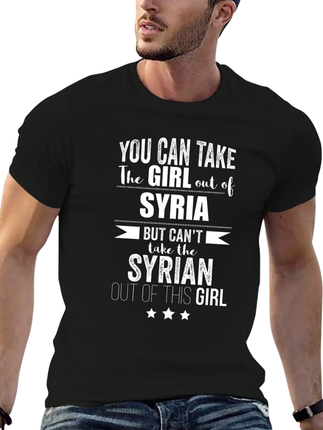 Syria Girl T-Shirt: Syrian Pride Graphic Tee
