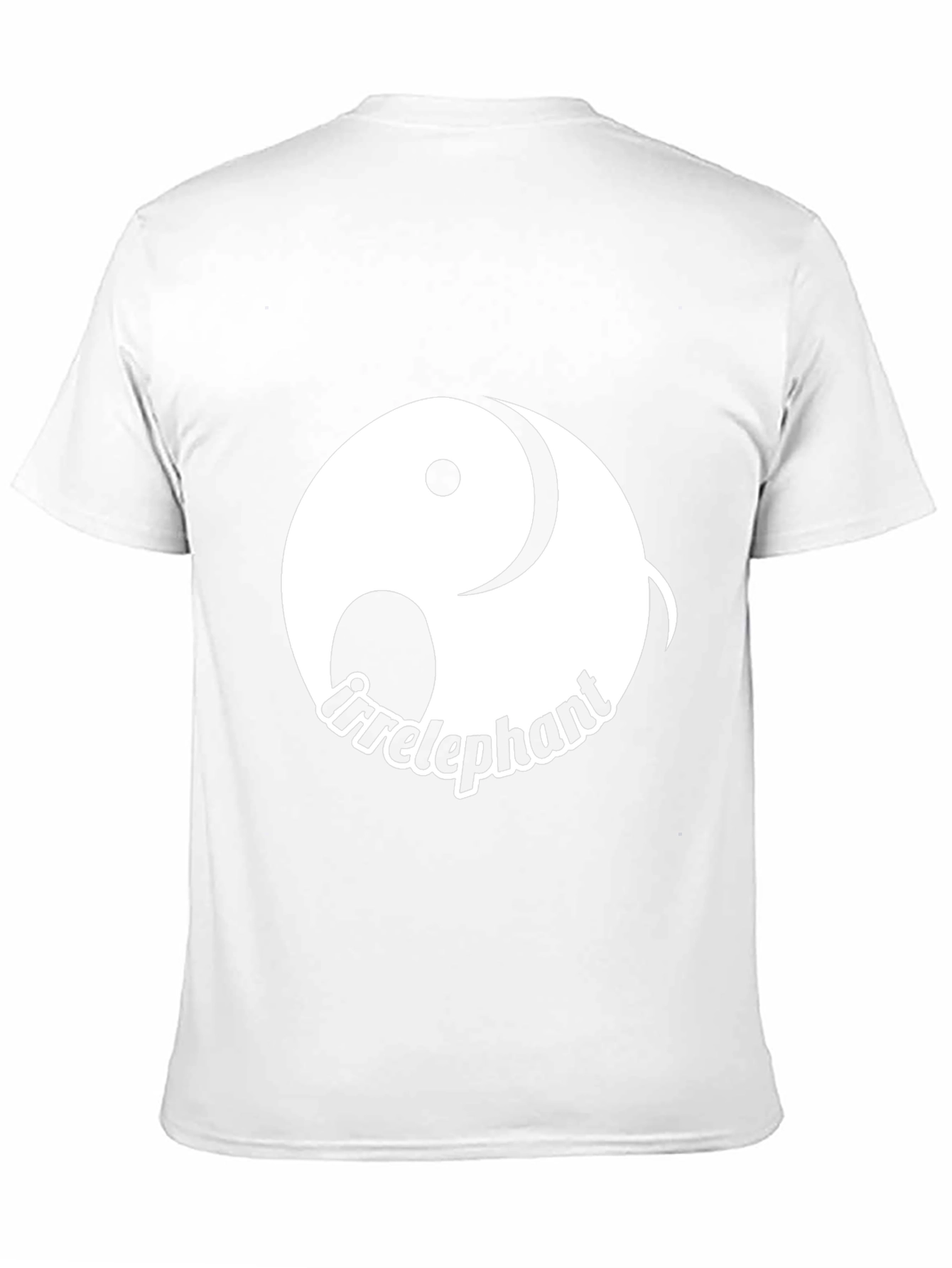 Irrelephant Graphic Tee - Yin Yang Elephant Design