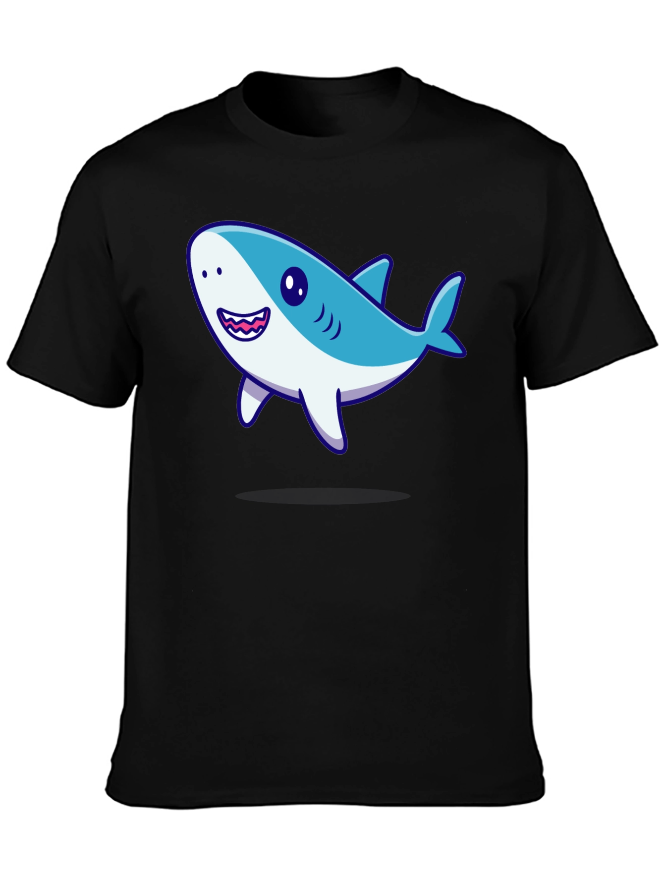 Shark Graphic Black T-Shirt