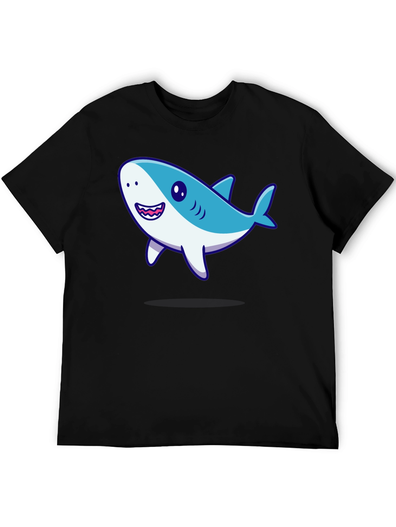 Shark Graphic Black T-Shirt