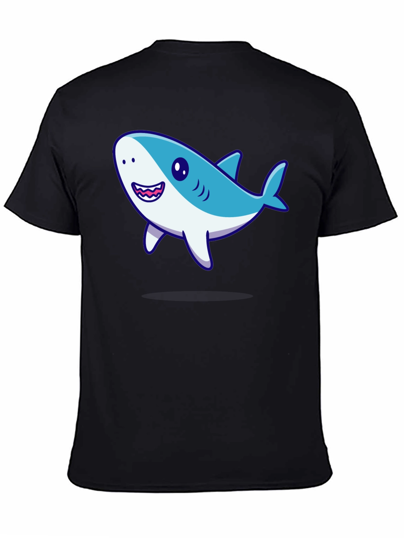 Shark Graphic Black T-Shirt