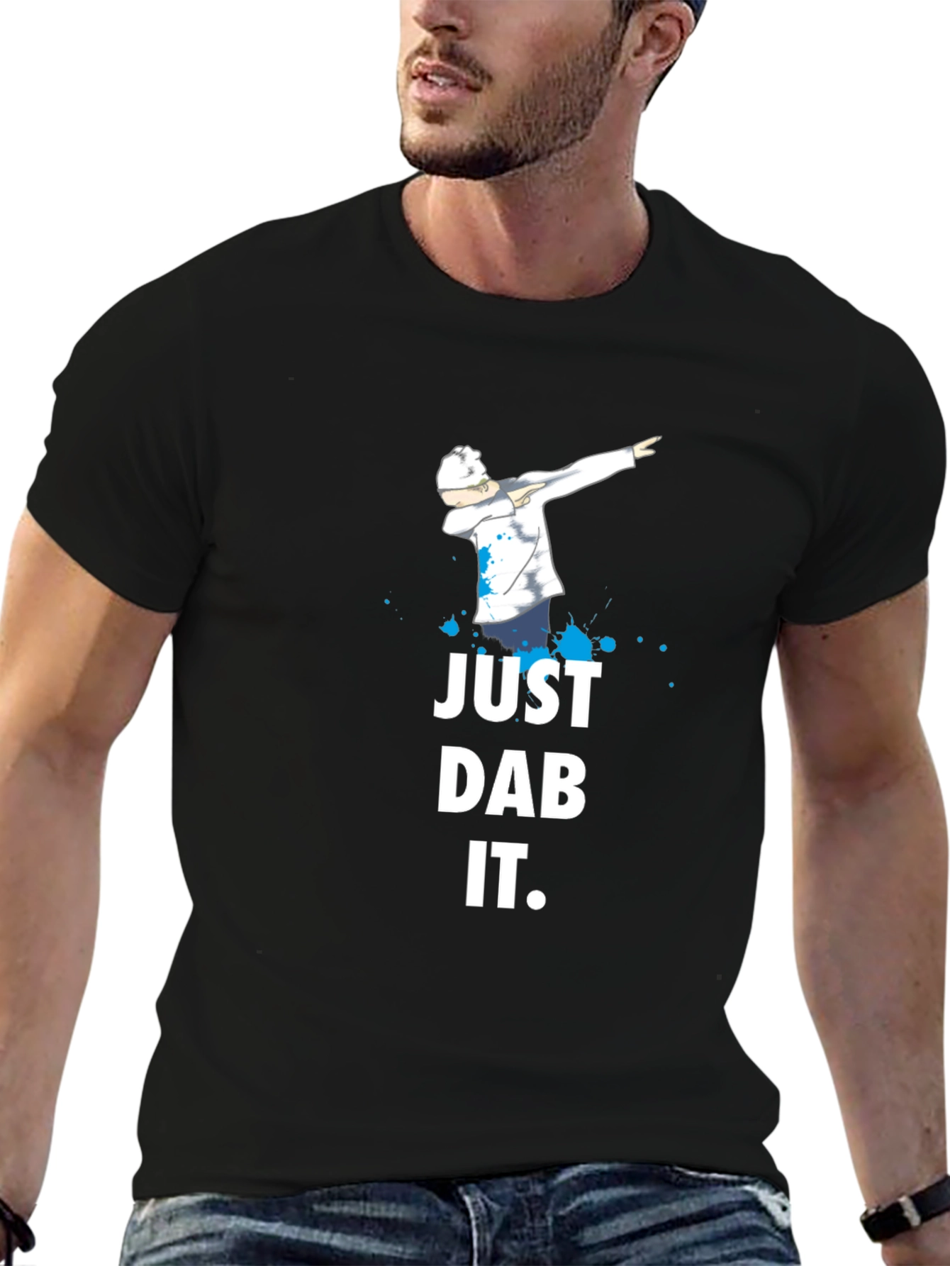 Just Dab It T-Shirt - Trendy Graphic Tee
