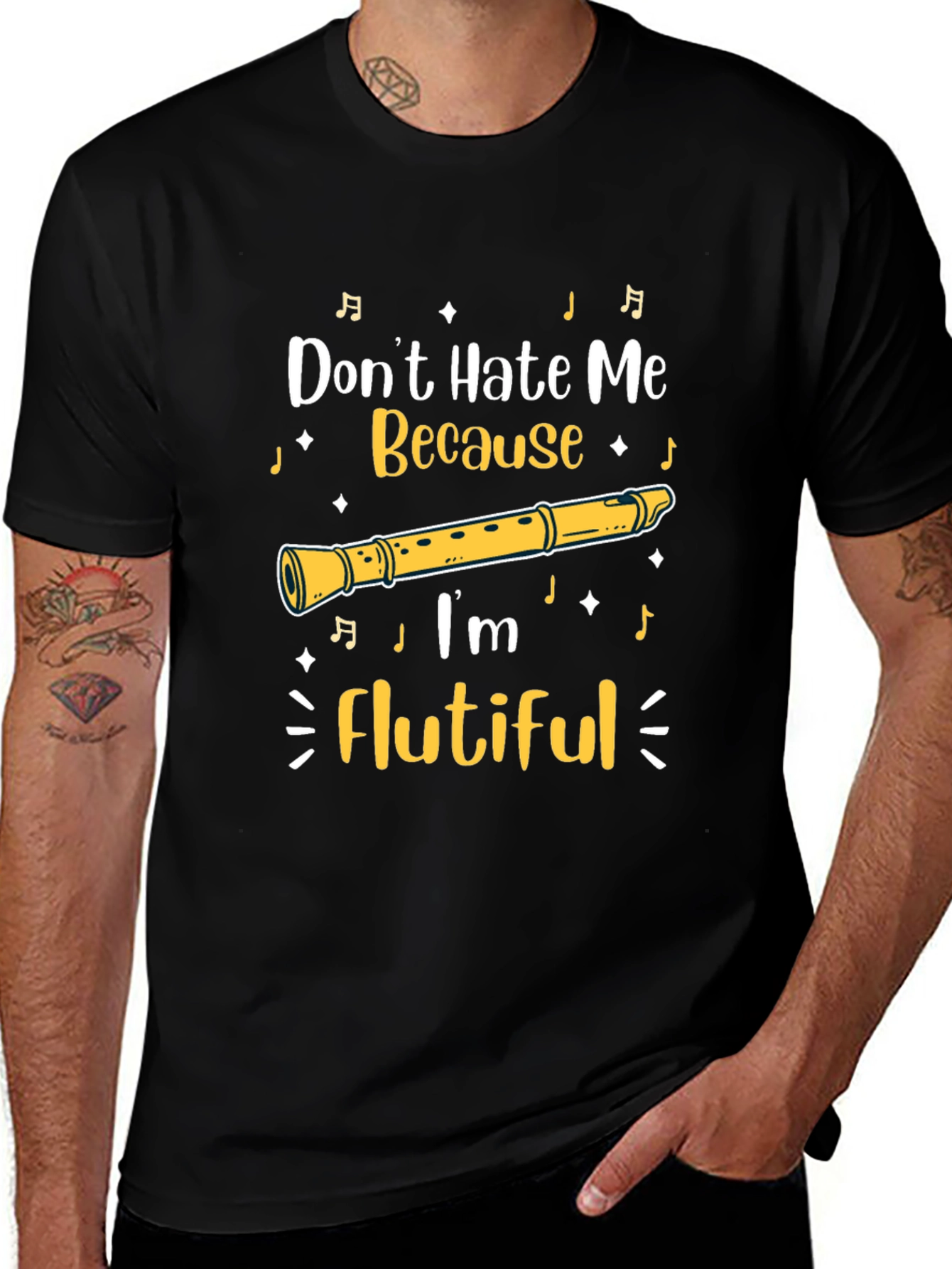 Flutiful T-Shirt: Dont Hate Me Because Im Flutiful!