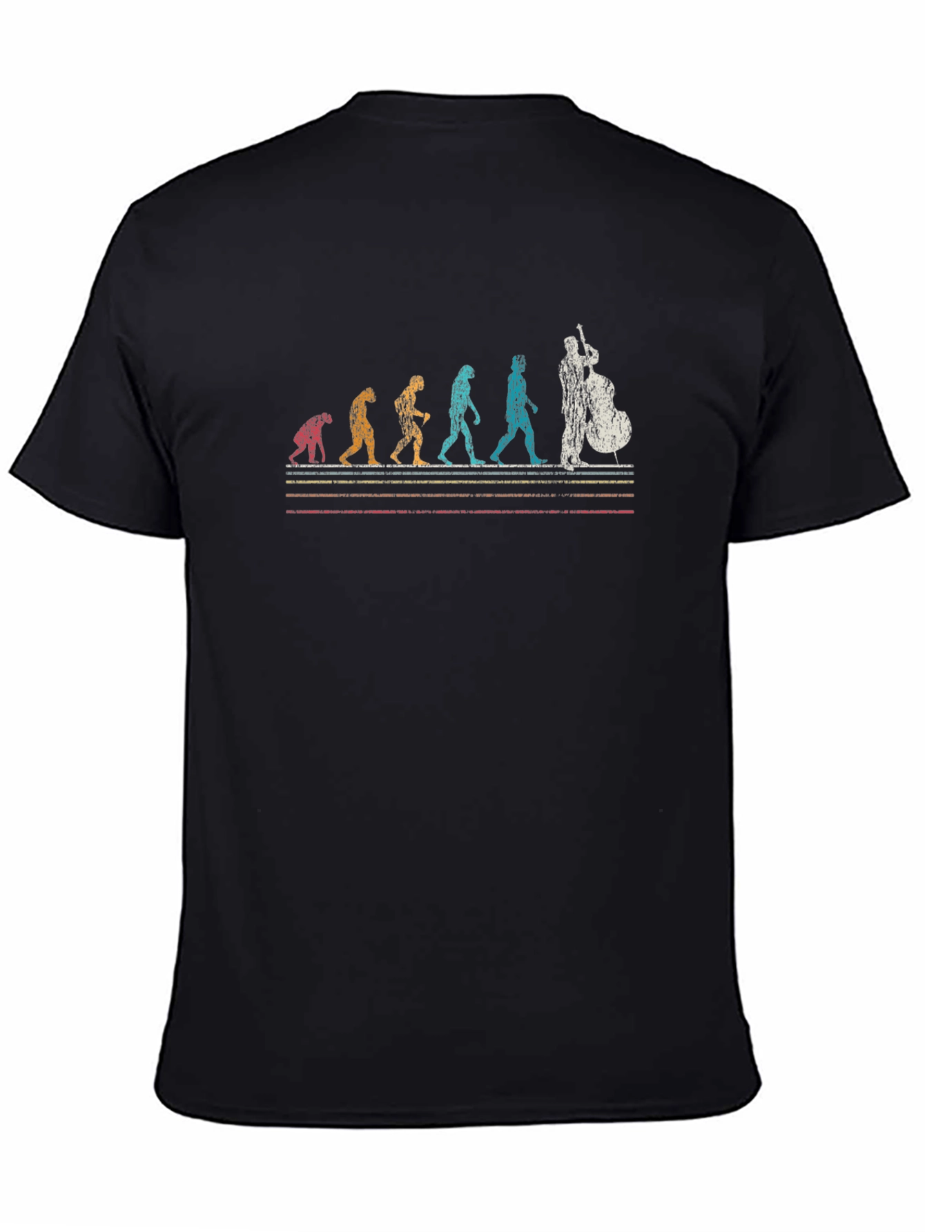 Bass Guitar Evolution T-Shirt - Musician Novelty Tee