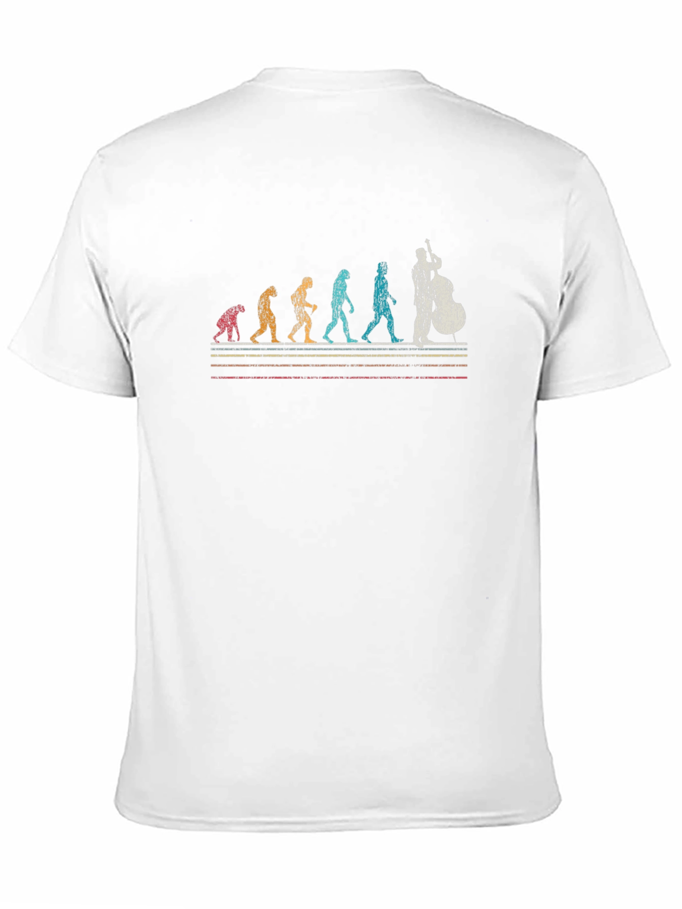 Bass Guitar Evolution T-Shirt - Musician Novelty Tee