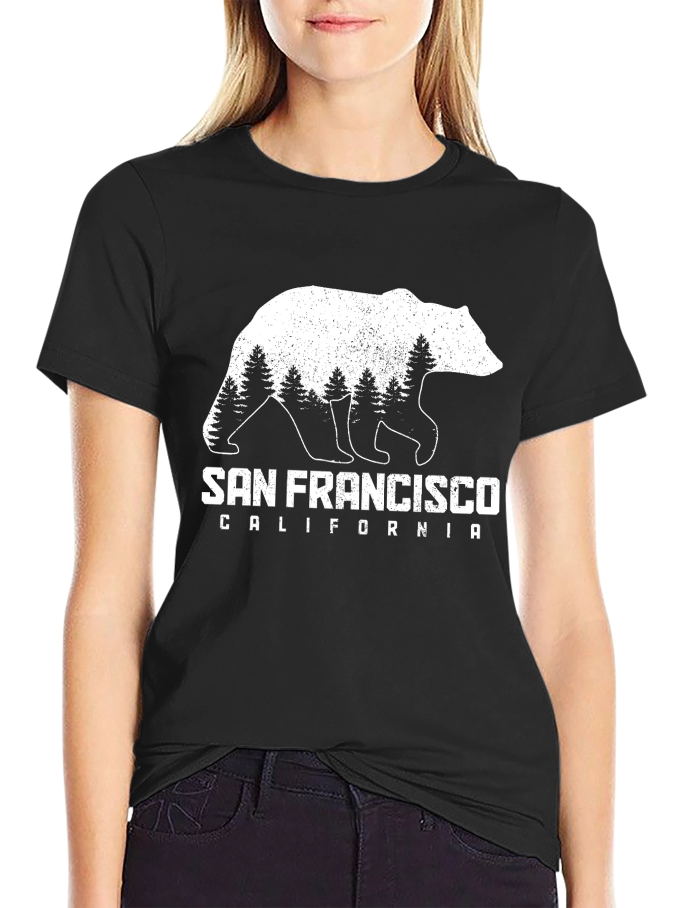 San Francisco Bear Graphic Tee - California Souvenir