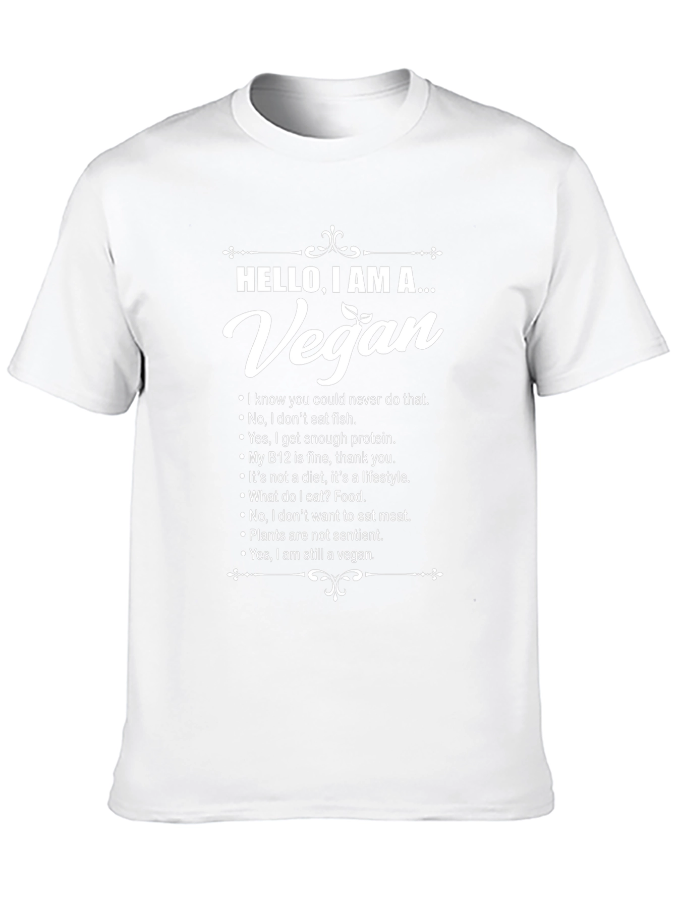 Vegan T-Shirt - Hello I Am A...