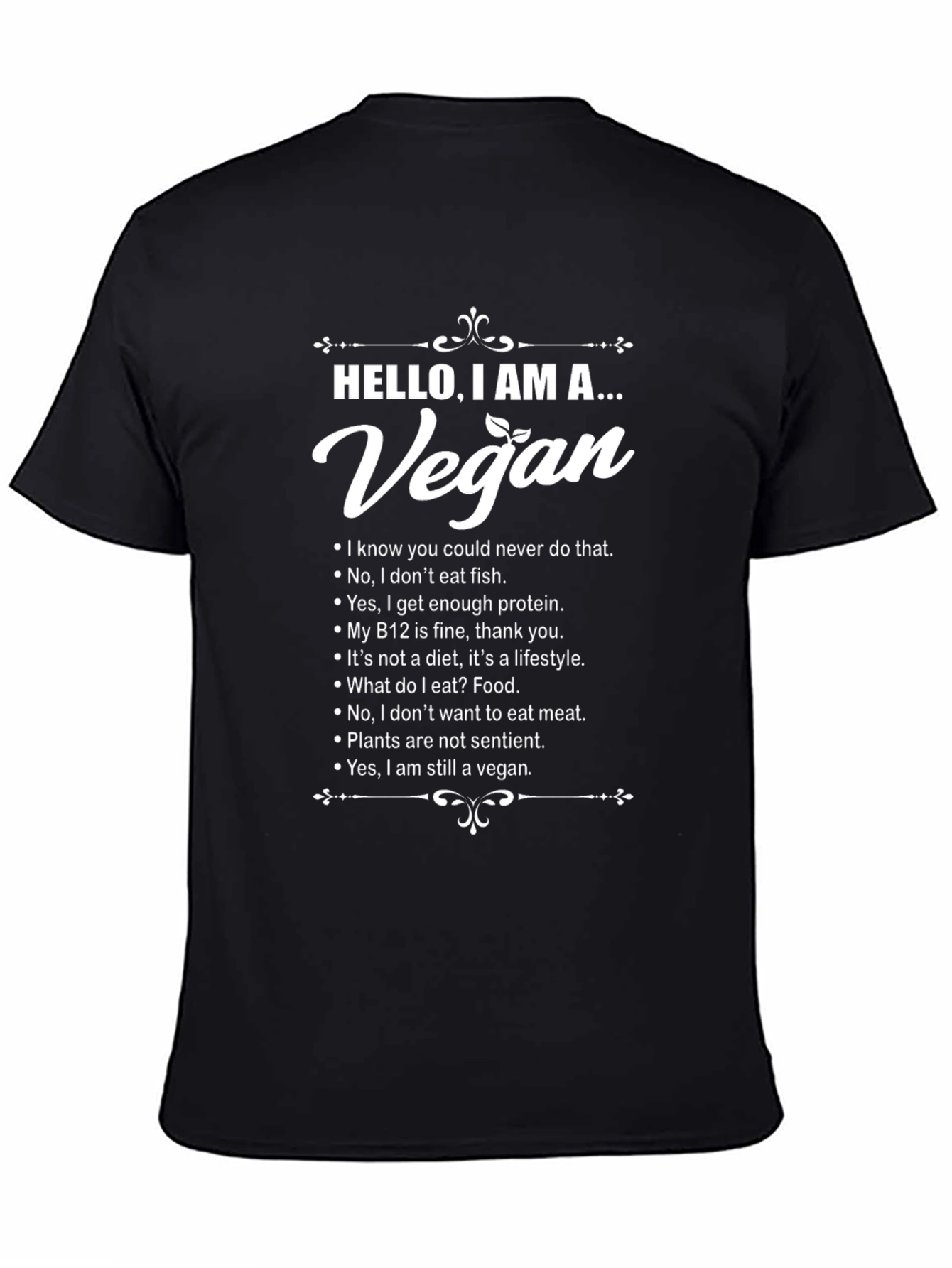 Vegan T-Shirt - Hello I Am A...