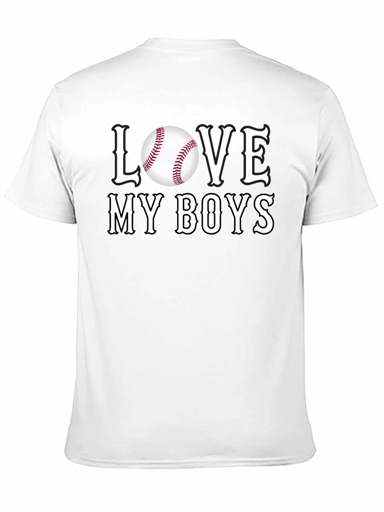 Love My Boys Baseball T-Shirt