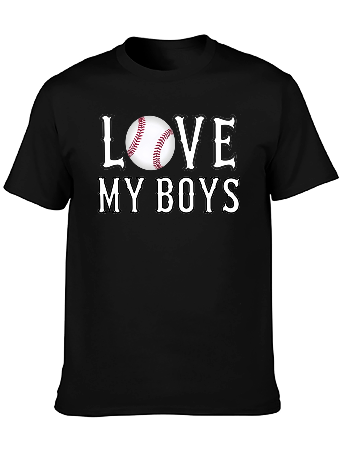 Love My Boys Baseball T-Shirt