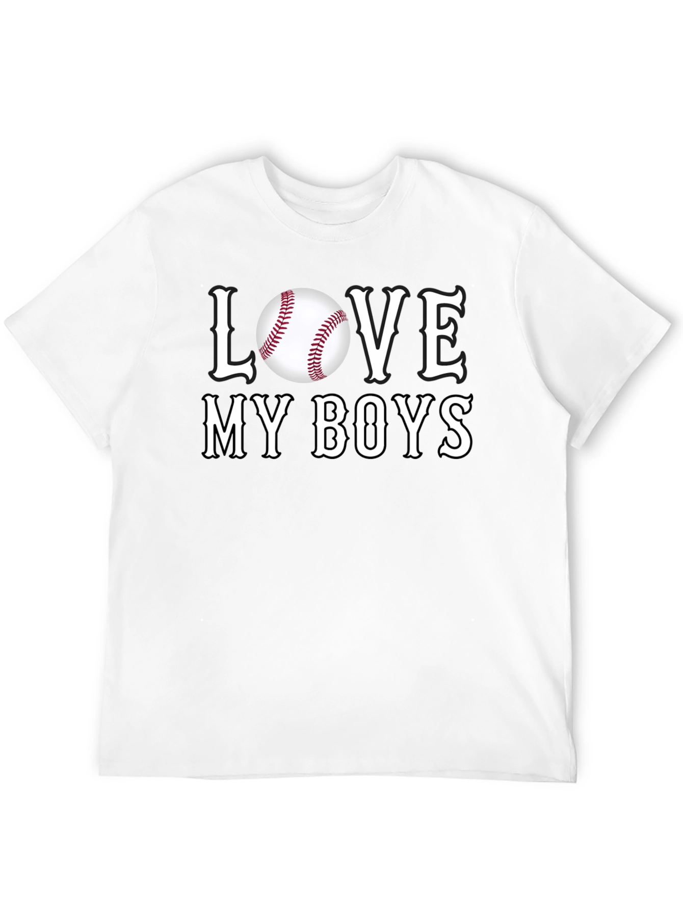 Love My Boys Baseball T-Shirt