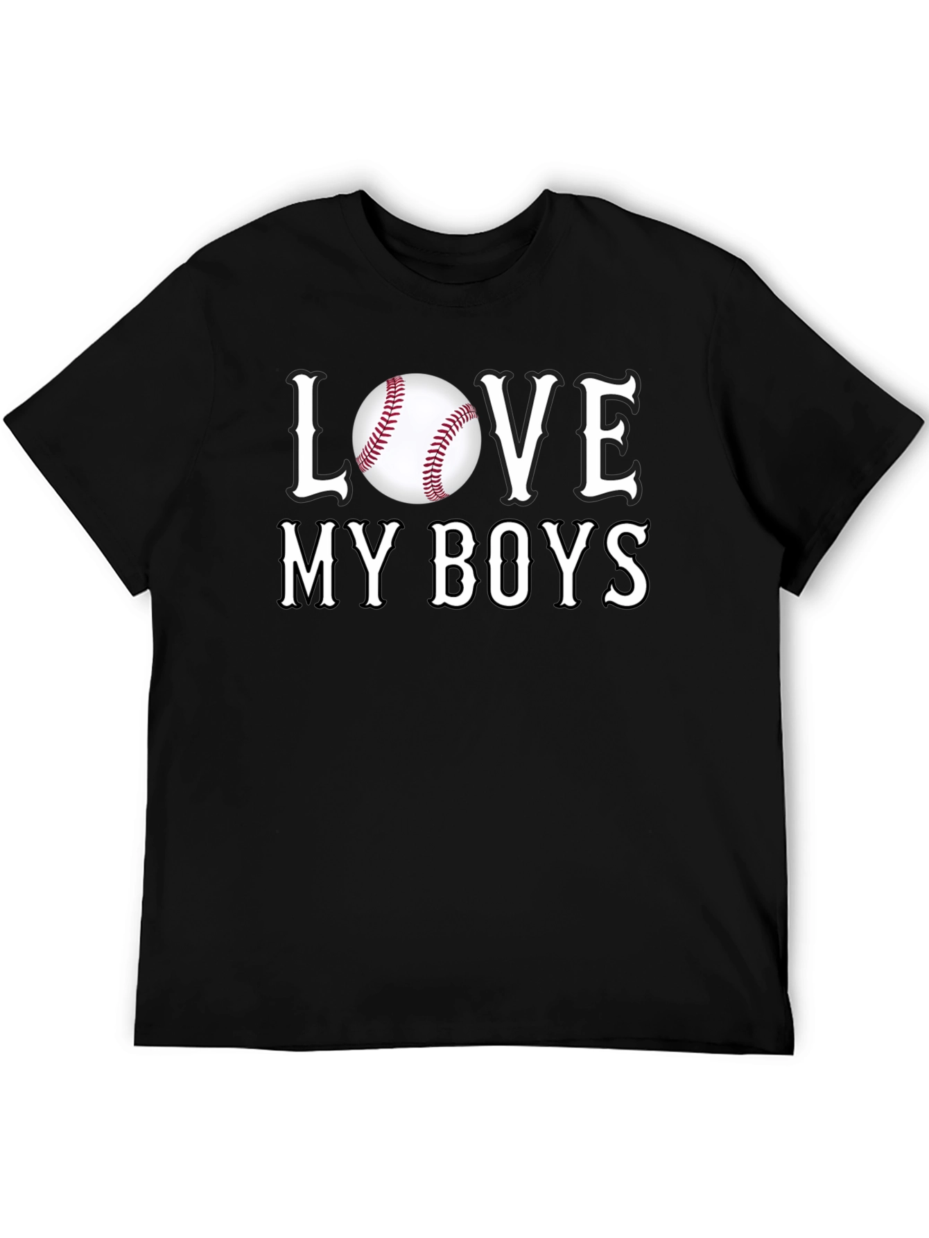 Love My Boys Baseball T-Shirt