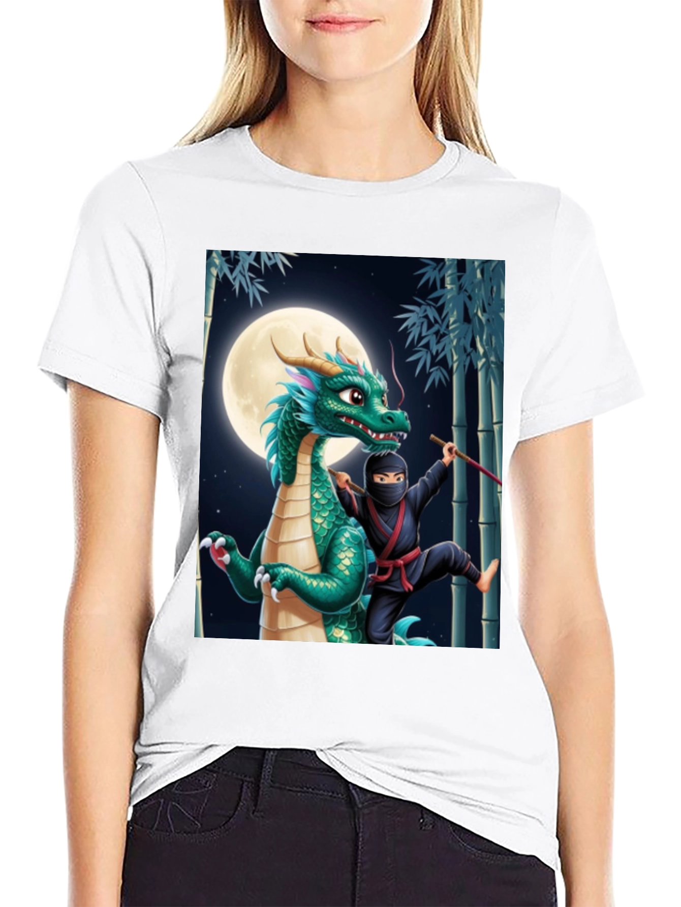 Dragon & Ninja Graphic Tee