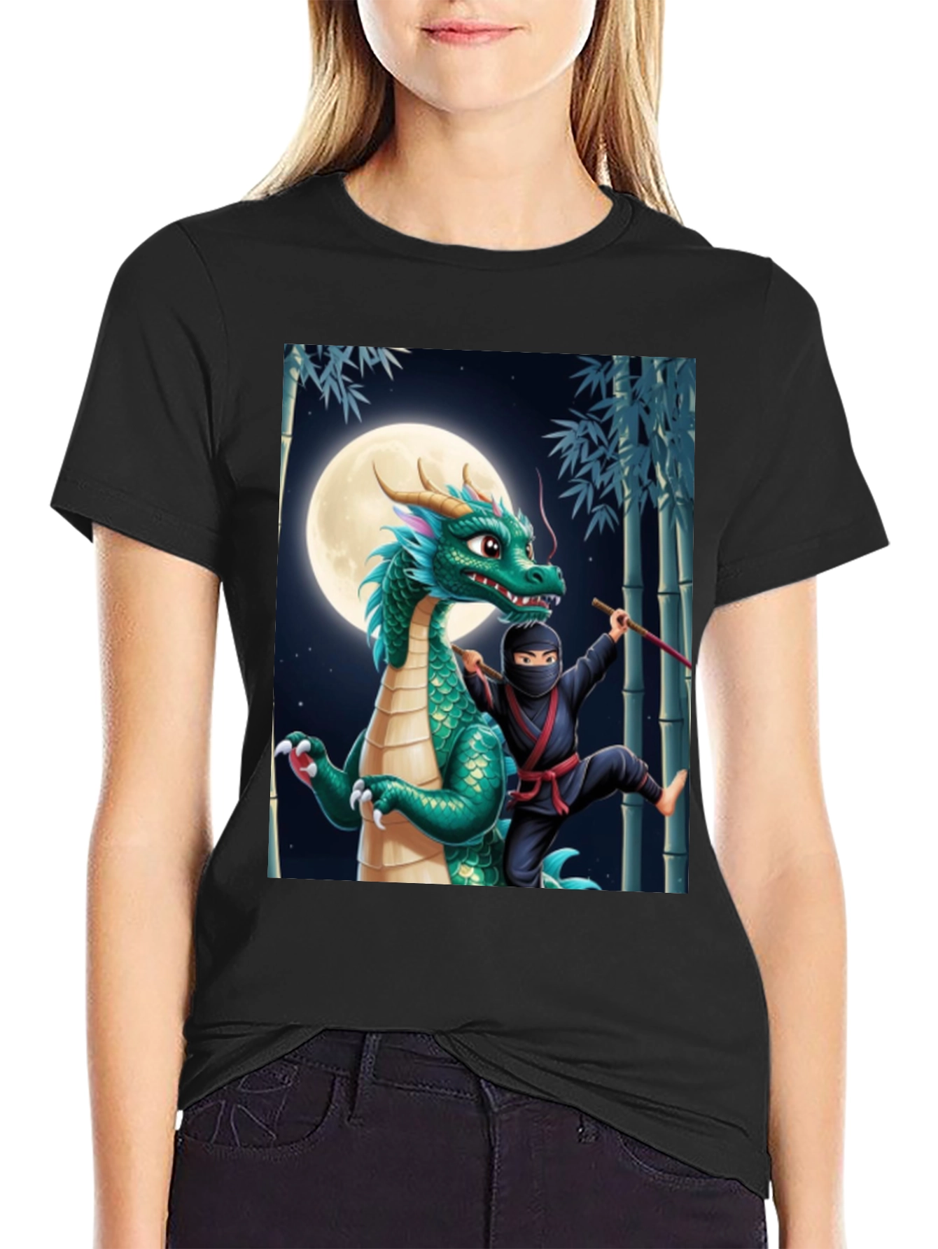Dragon & Ninja Graphic Tee