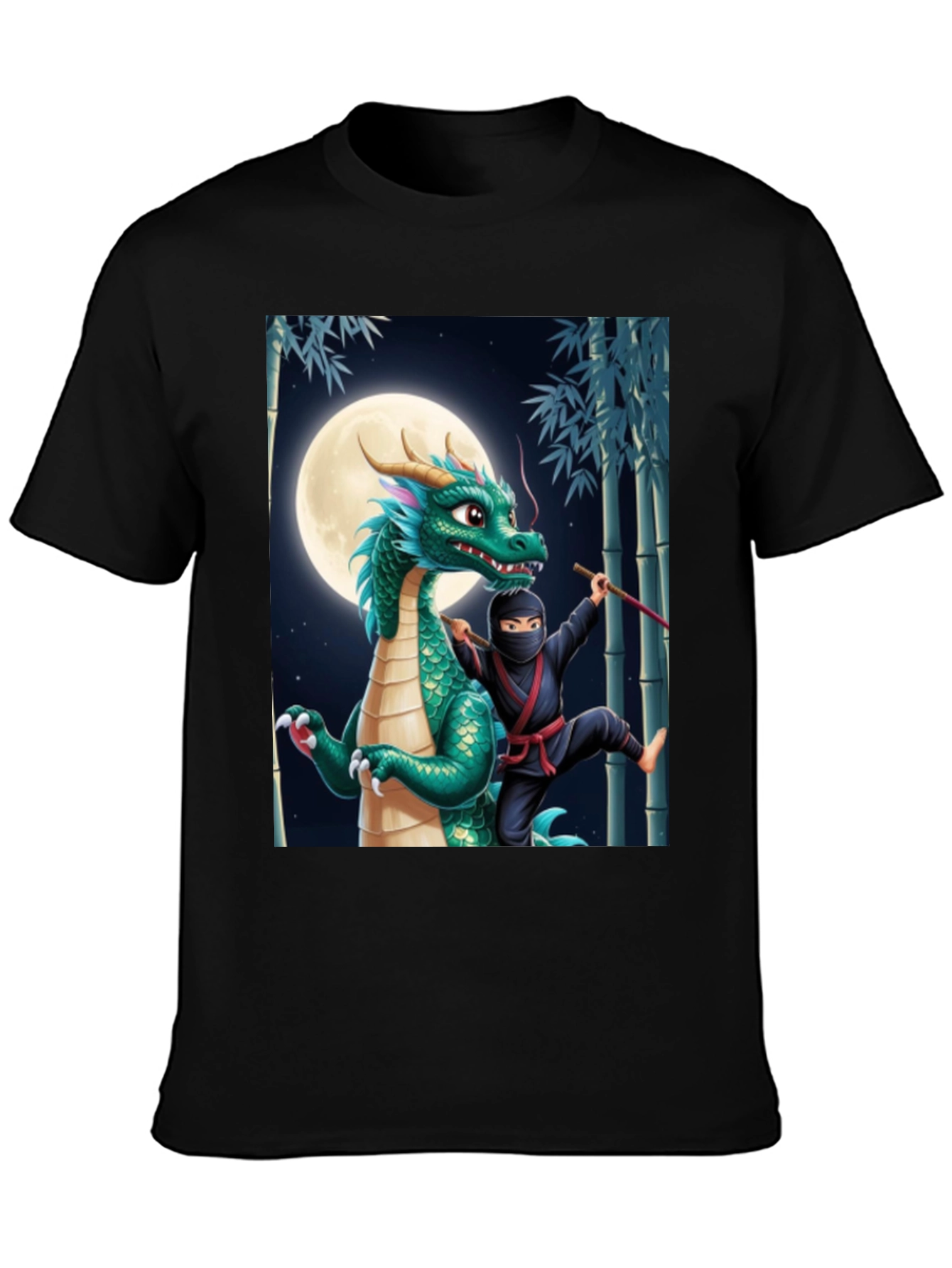 Dragon & Ninja Graphic Tee