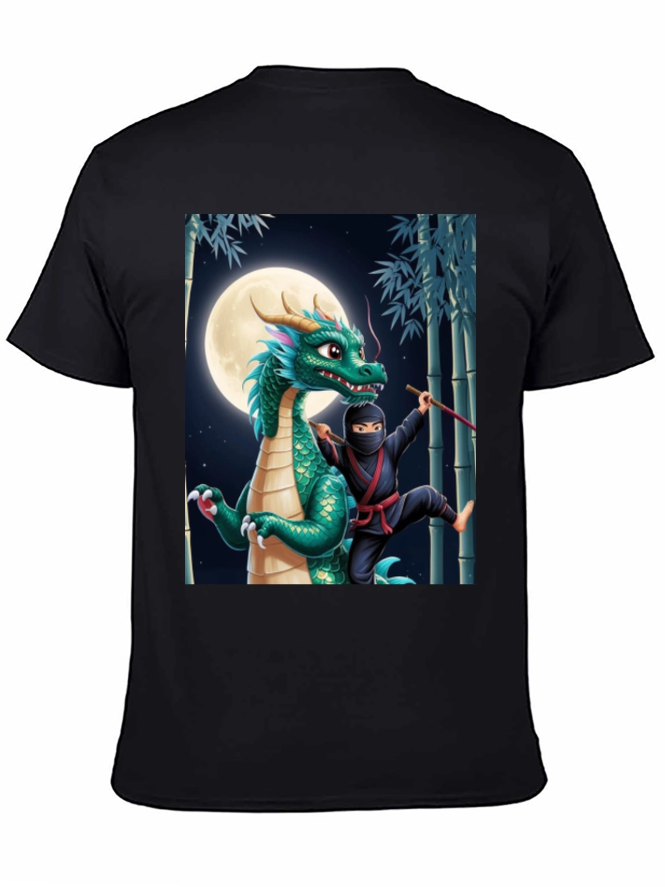 Dragon & Ninja Graphic Tee