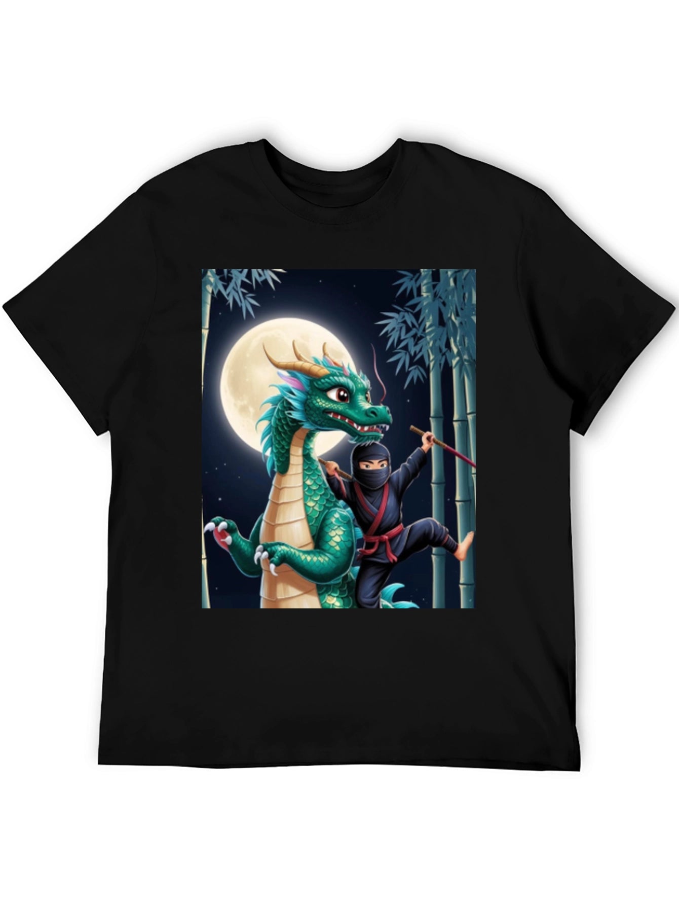 Dragon & Ninja Graphic Tee