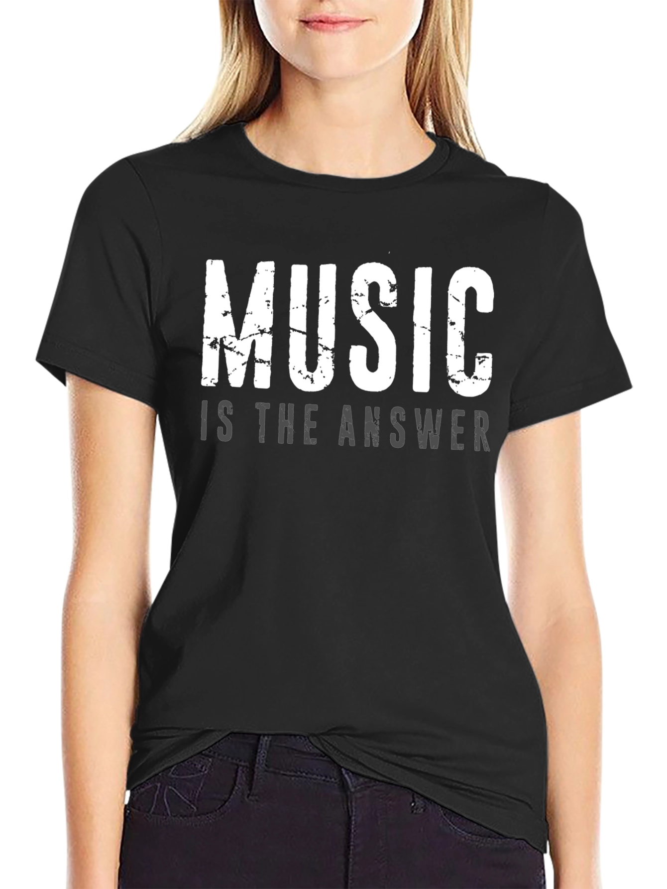 Music is the Answer Graphic T-Shirt