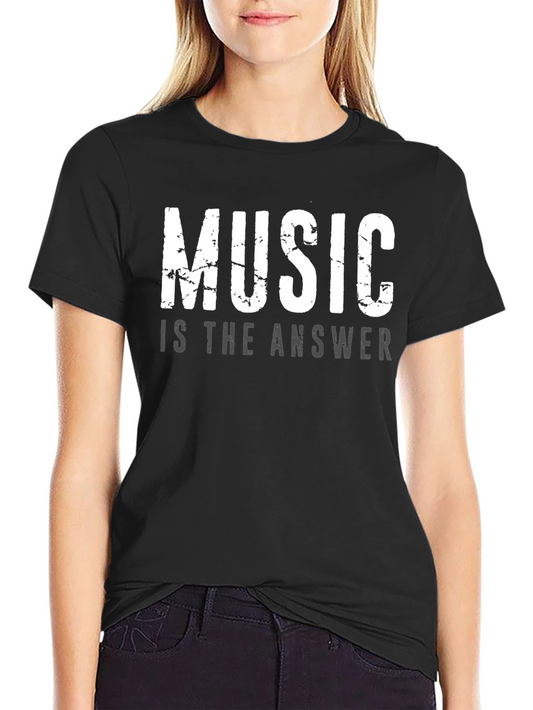 Music is the Answer Graphic T-Shirt