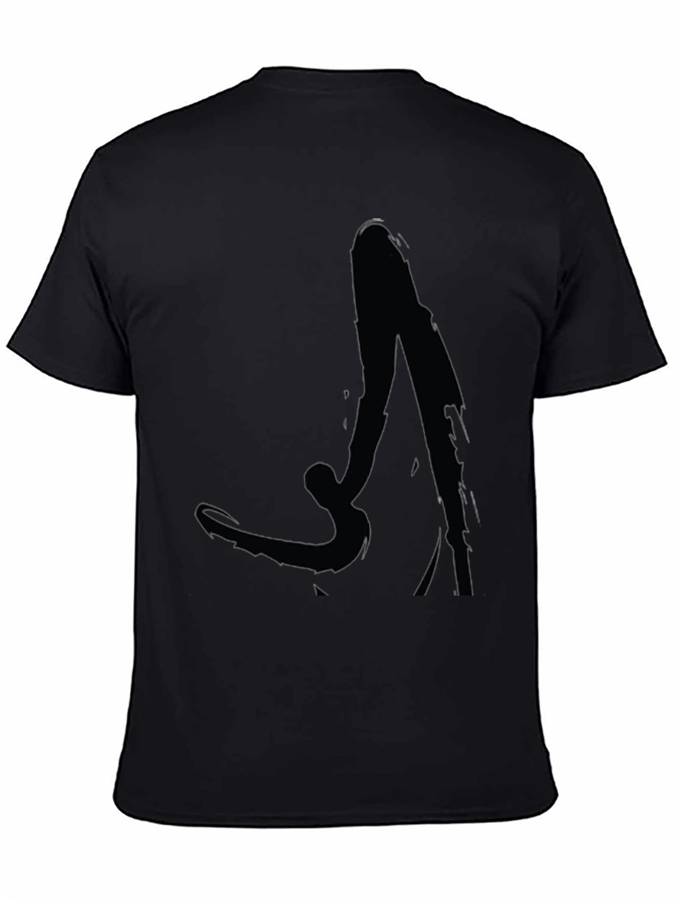 Abstract Art Tee - Black