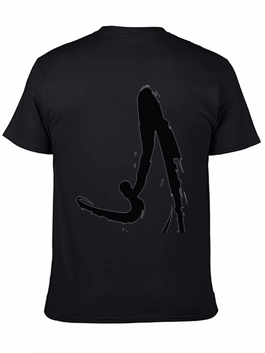 Abstract Art Tee - Black