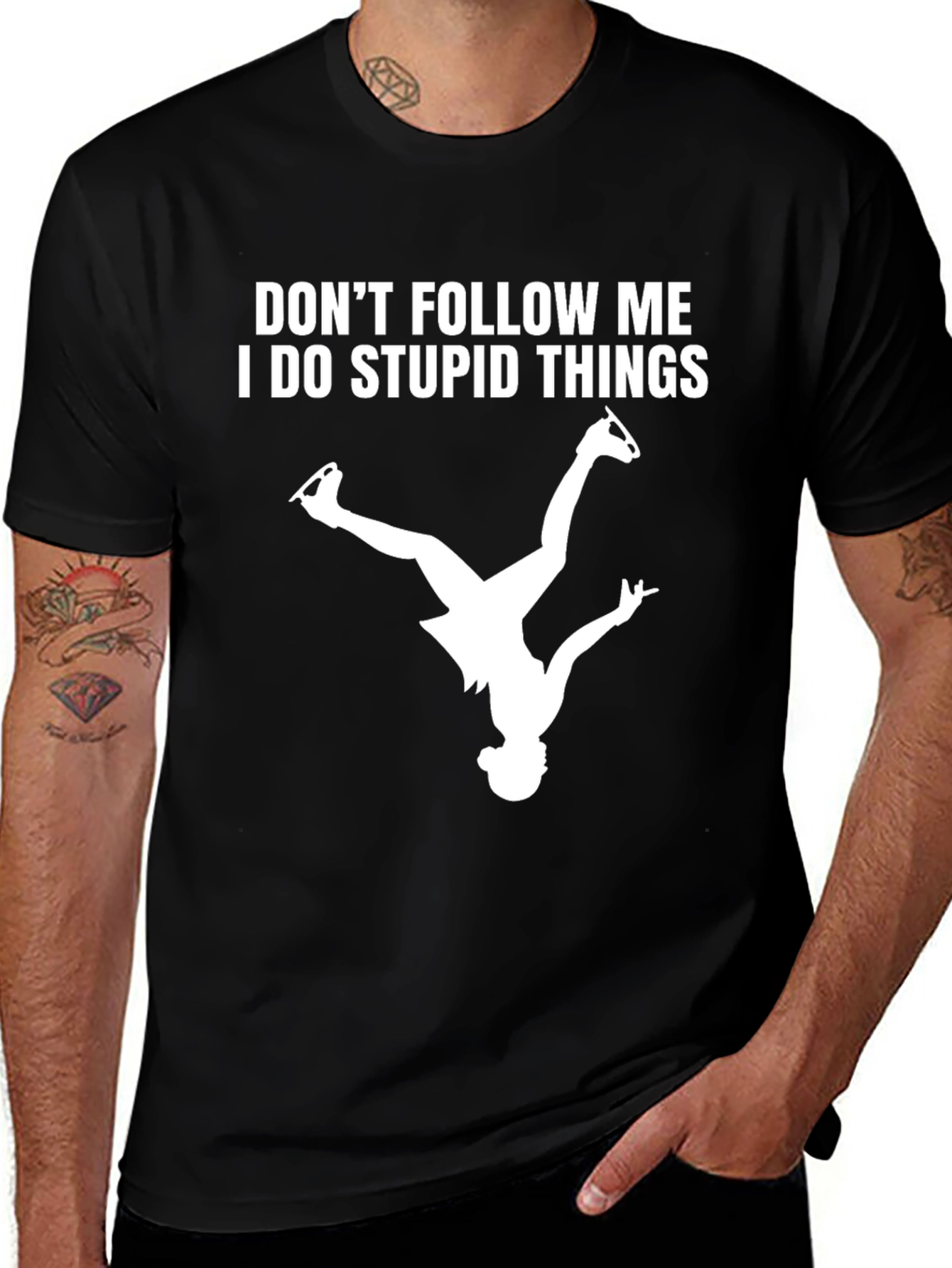 Funny Ice Skating T-Shirt - Dont Follow Me