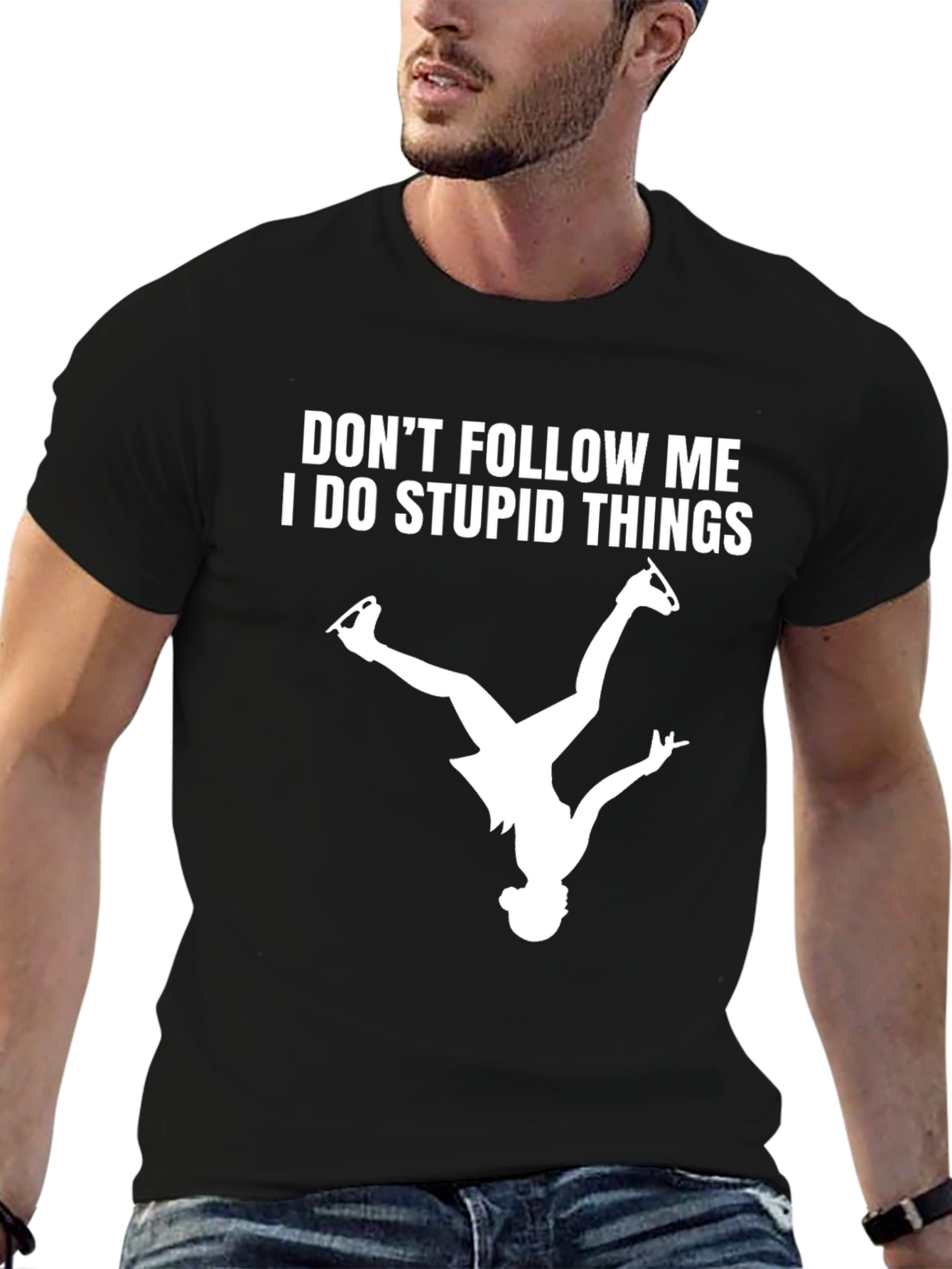 Funny Ice Skating T-Shirt - Dont Follow Me