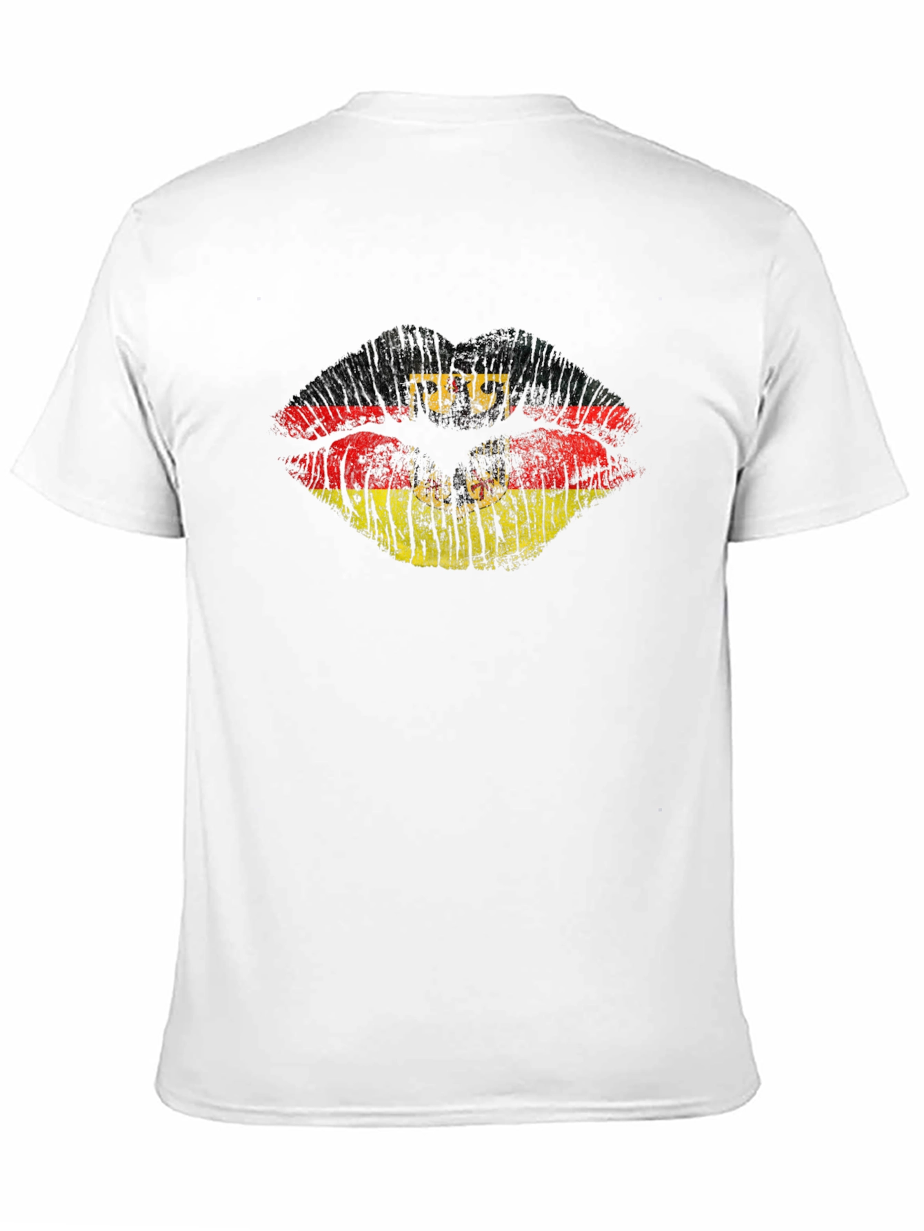 German Flag Lips Graphic T-Shirt