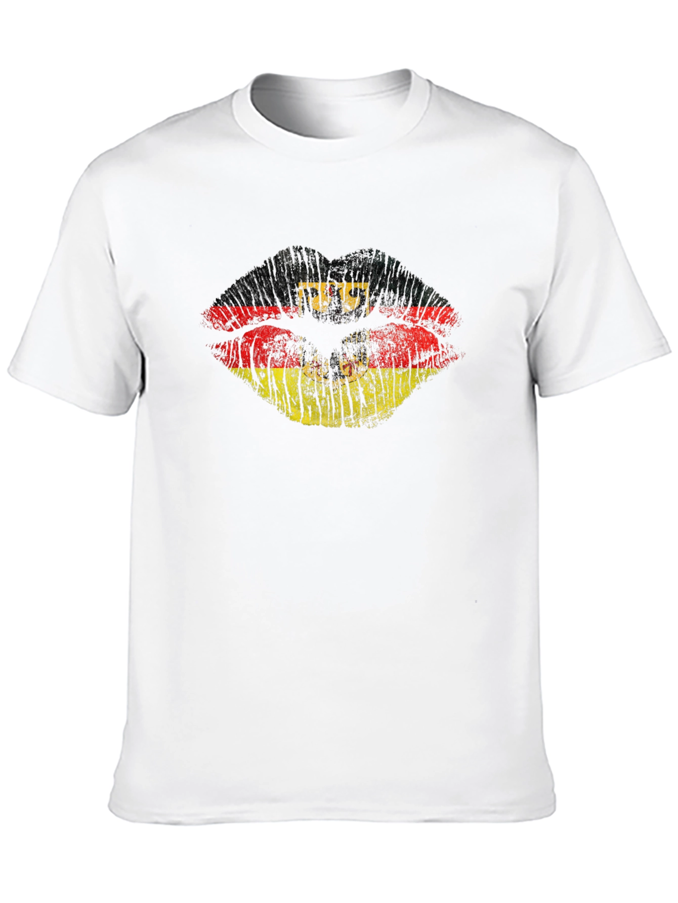 German Flag Lips Graphic T-Shirt