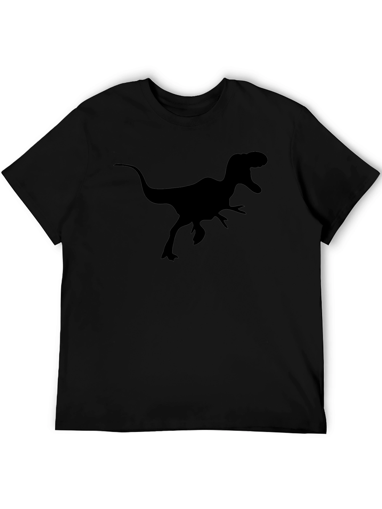 Dino Silhouette Black T-Shirt