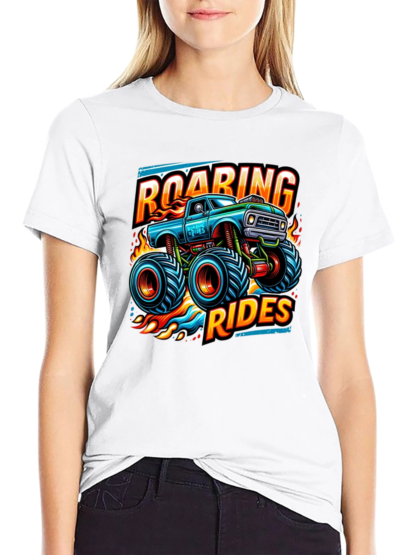 Roaring Rides Monster Truck Graphic Tee
