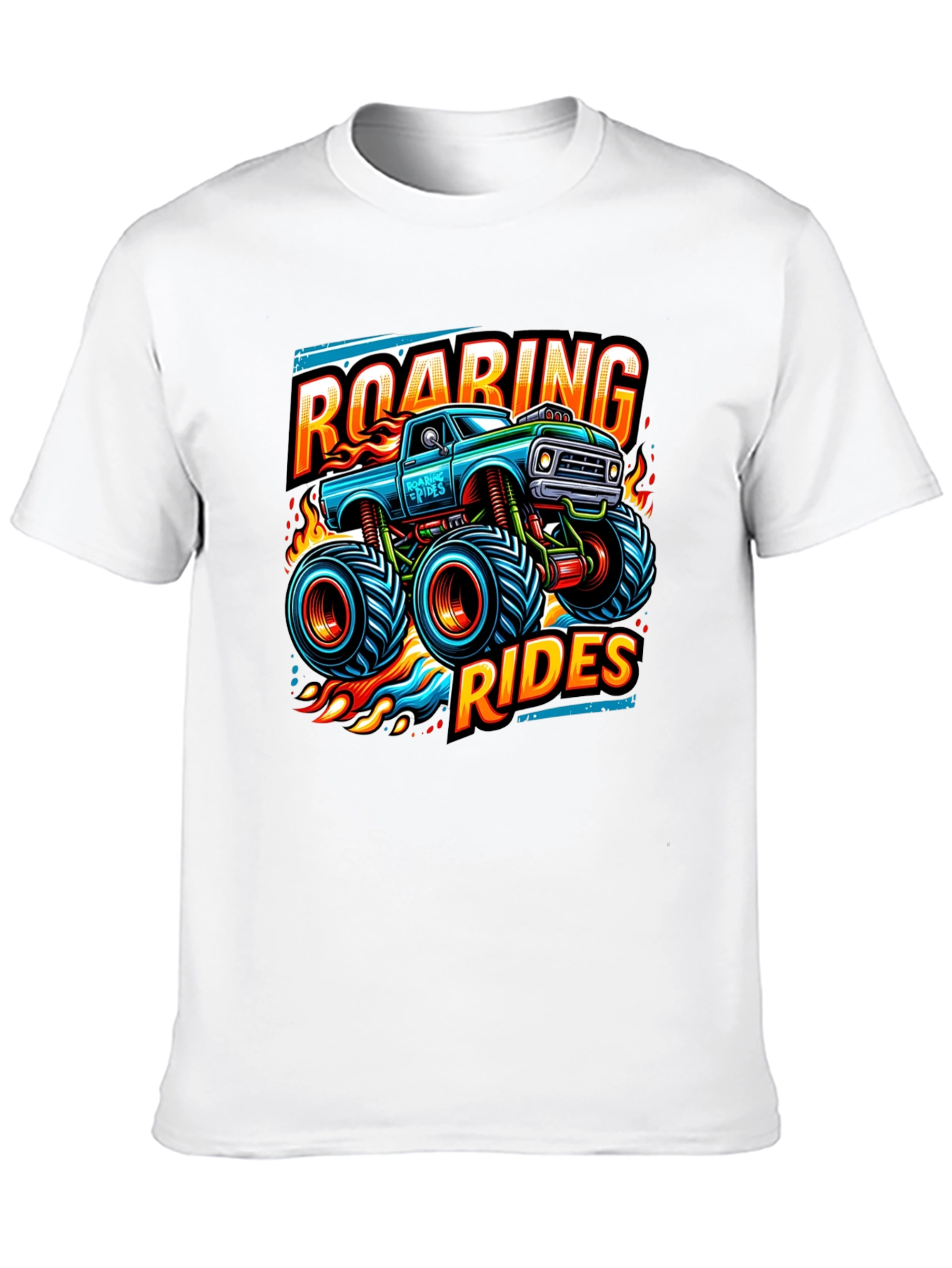 Roaring Rides Monster Truck Graphic Tee