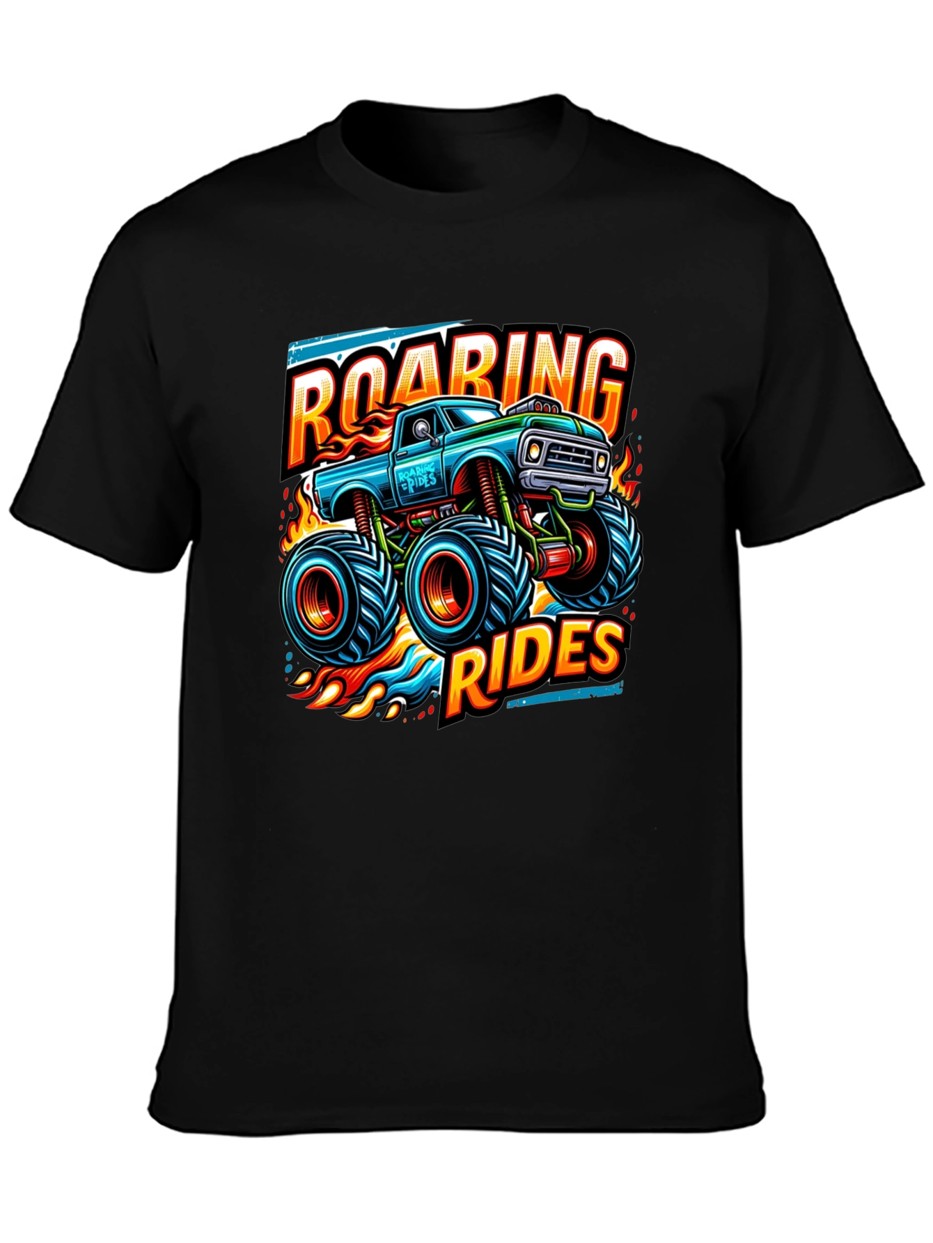 Roaring Rides Monster Truck Graphic Tee