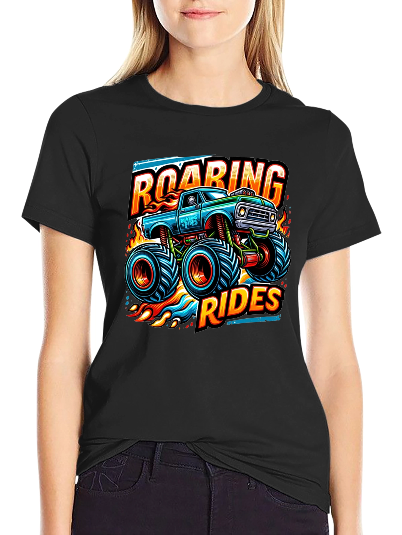 Roaring Rides Monster Truck Graphic Tee