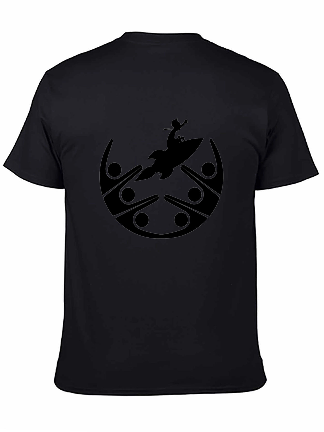 Black Rocket Ride Graphic Tee