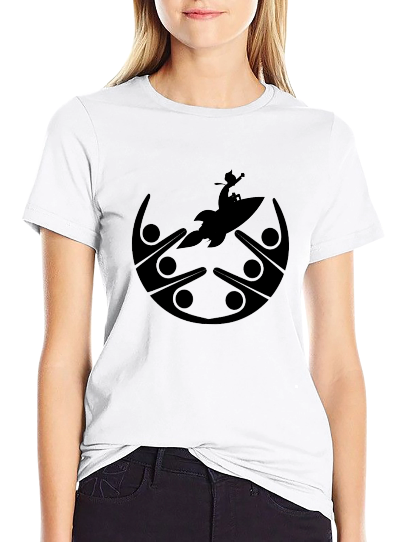 Black Rocket Ride Graphic Tee