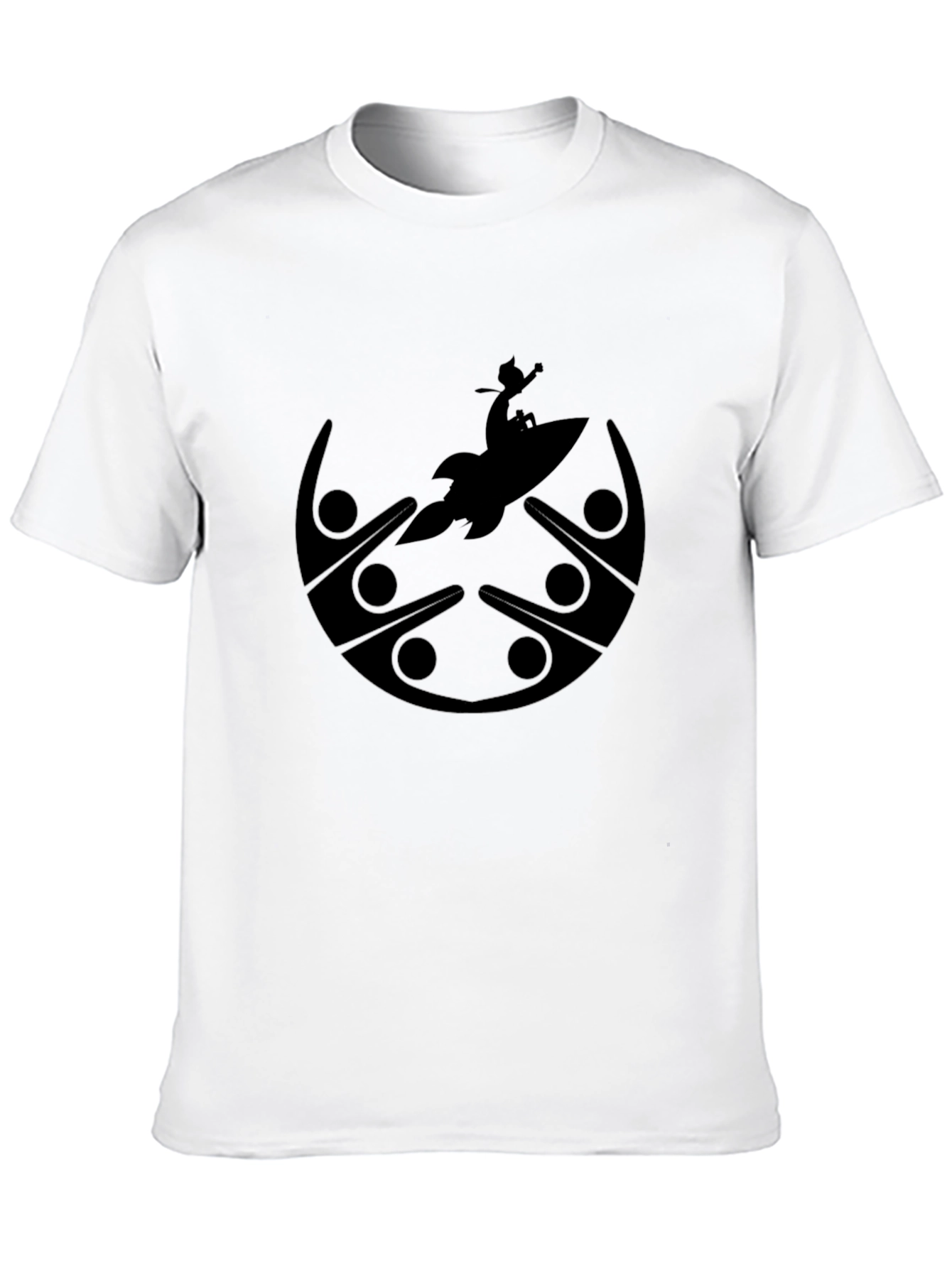 Black Rocket Ride Graphic Tee