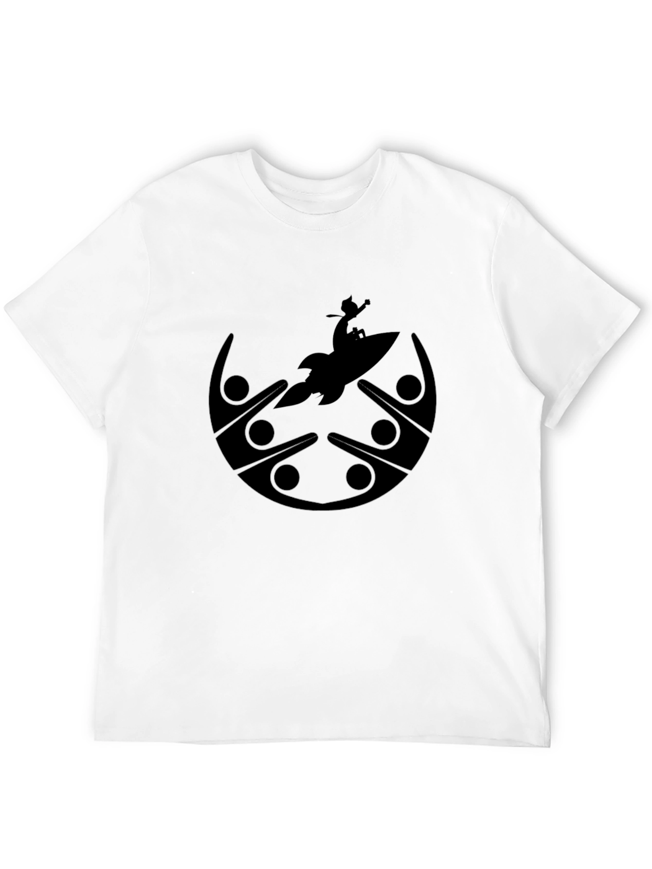 Black Rocket Ride Graphic Tee