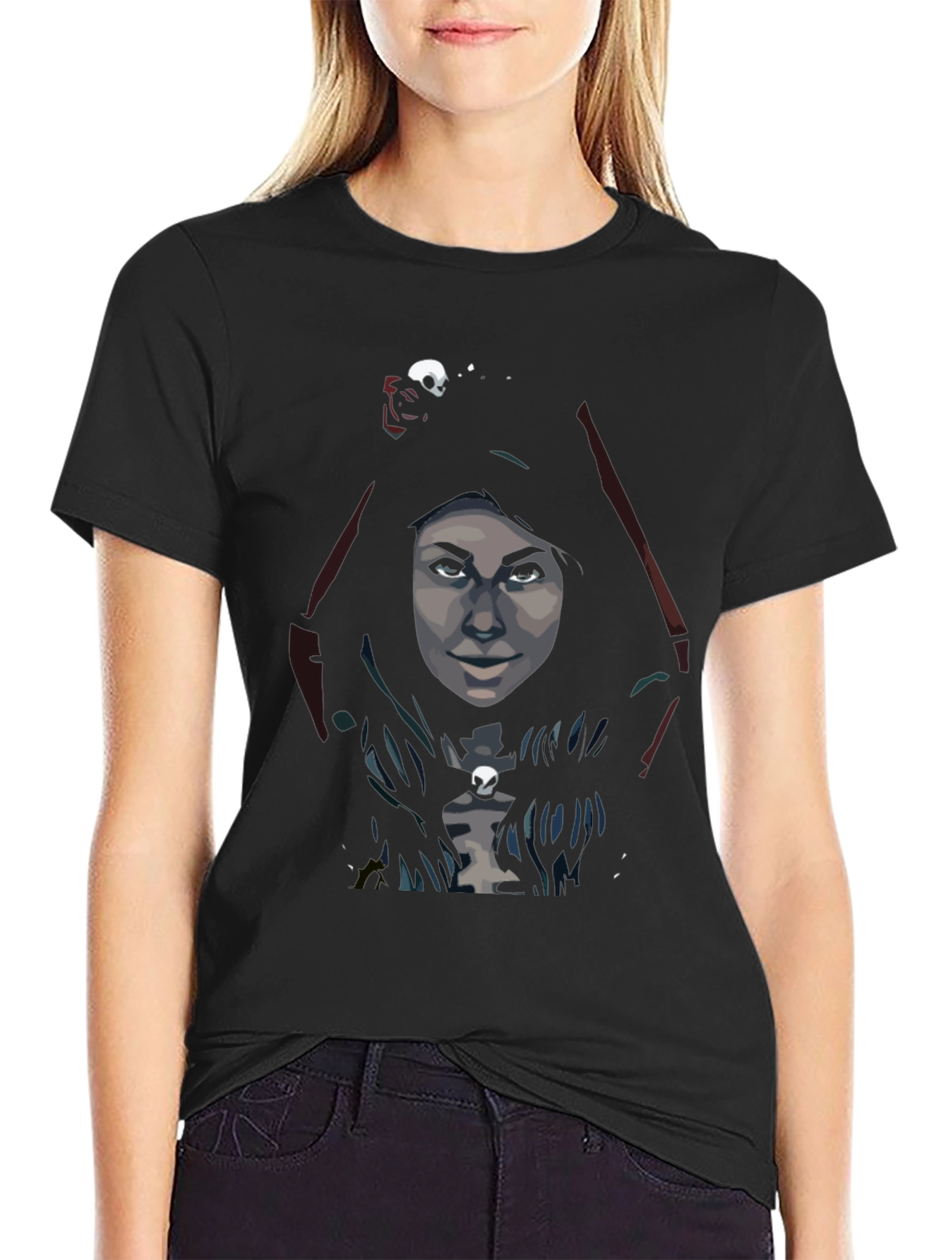 Skull Graphic T-Shirt - Dark & Edgy Design