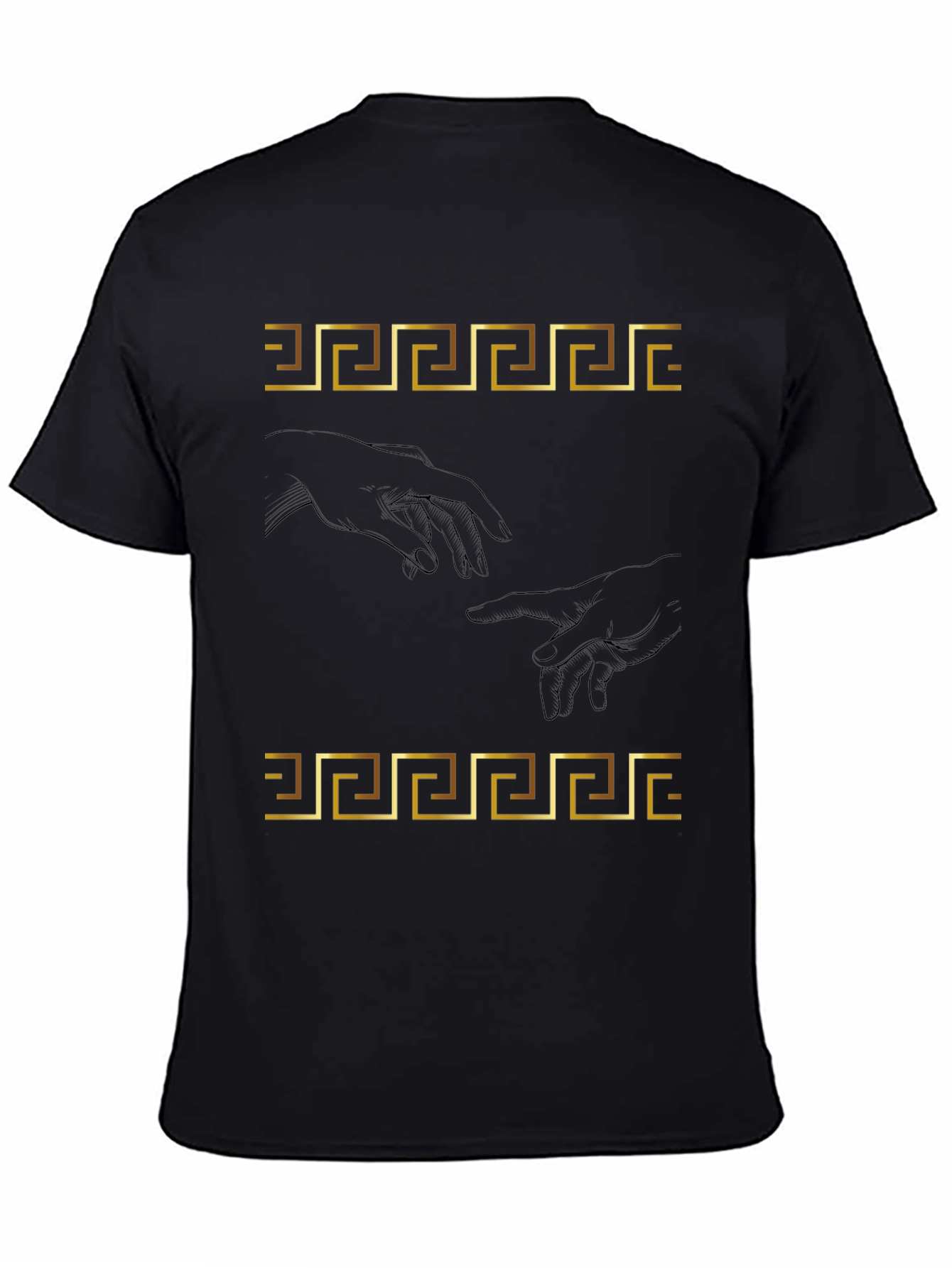 Creation of Adam T-Shirt - Greek Key Art