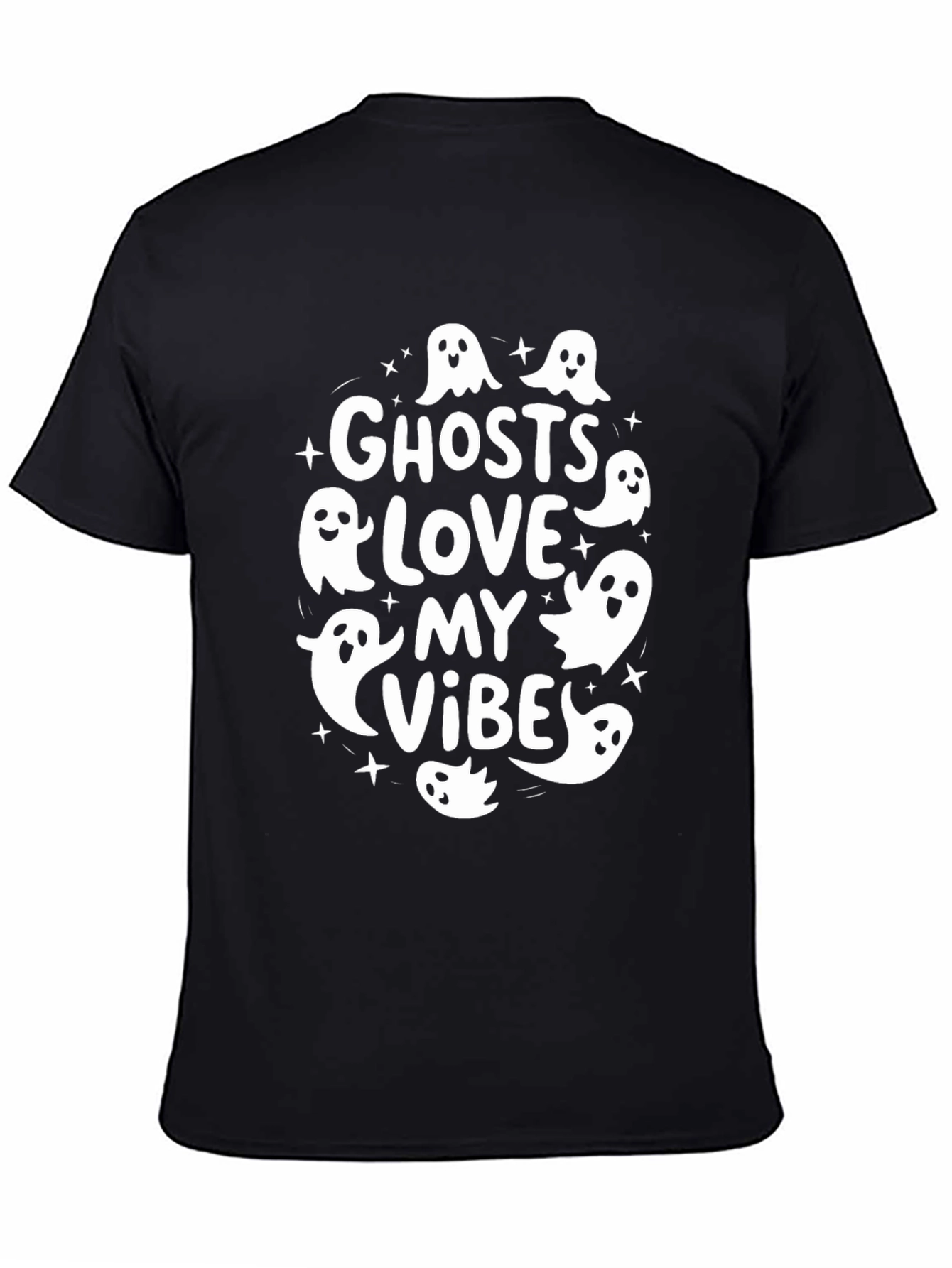 Ghosts Love My Vibe T-Shirt - Spooky Season Tee