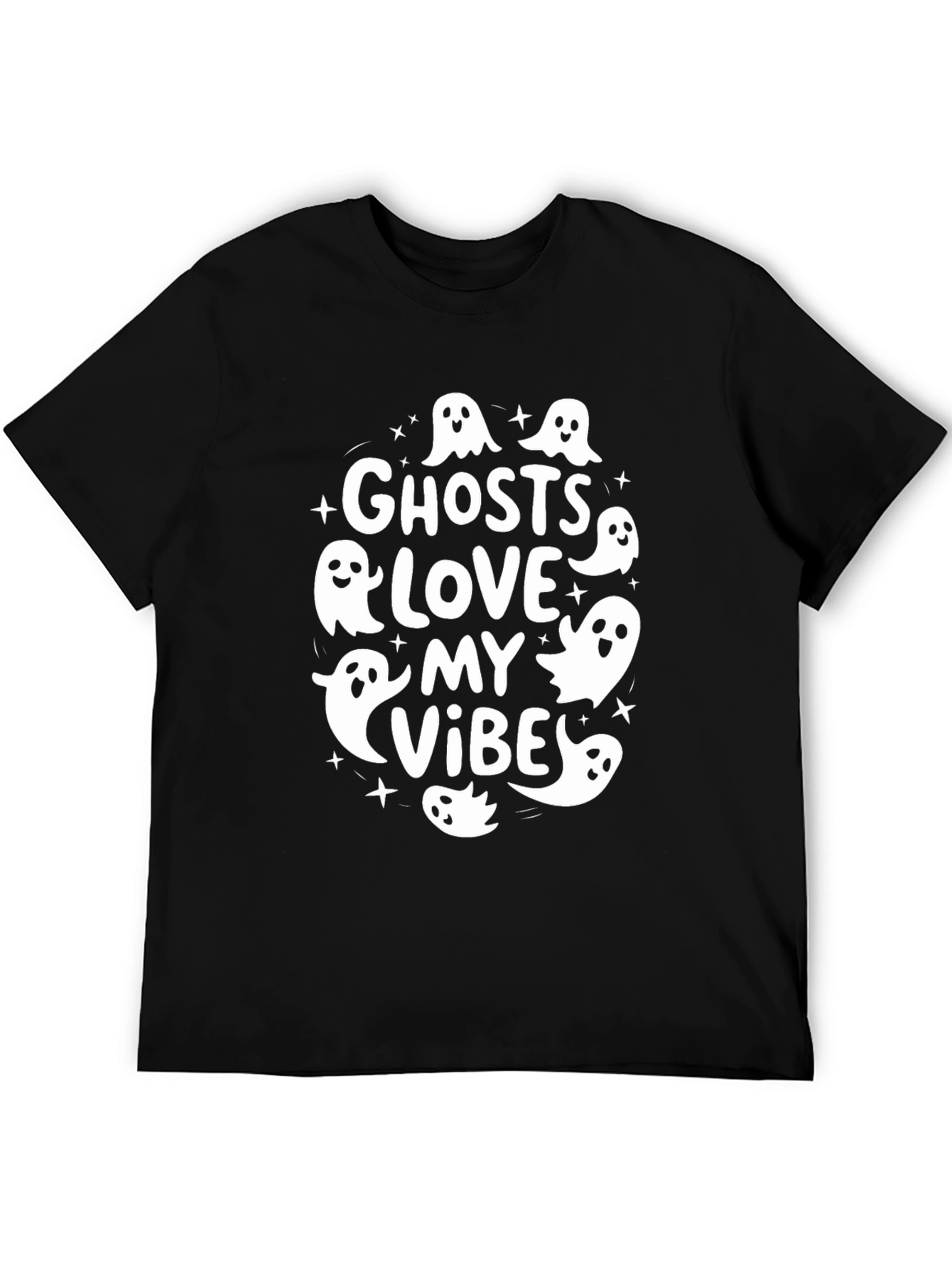 Ghosts Love My Vibe T-Shirt - Spooky Season Tee