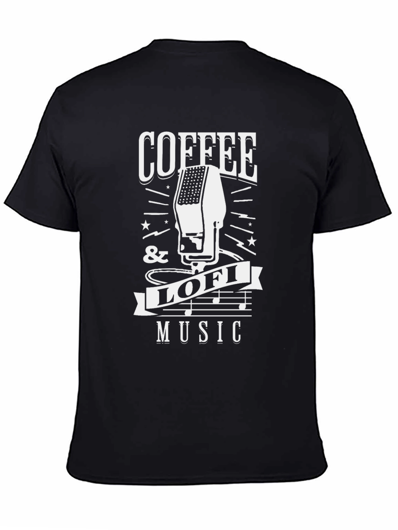 Coffee & Lo-fi Music Graphic Tee